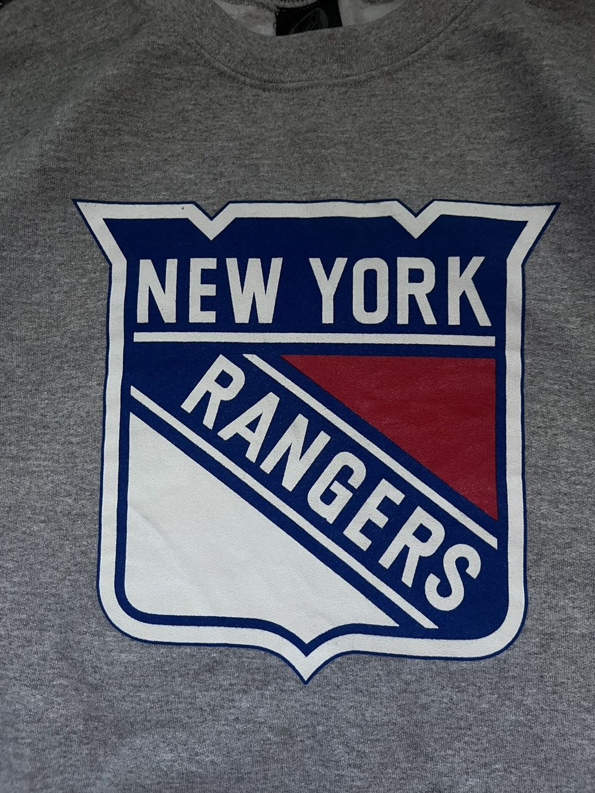 NHL Vintage New York Rangers NHL Hockey Sweatshirt Grey XL Size US XL / EU 56 / 4 - 3 Thumbnail
