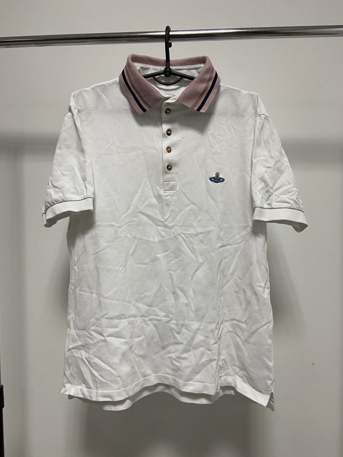 Vivienne Westwood Polo T Shirt Vintage Small Orb Logo Luxury