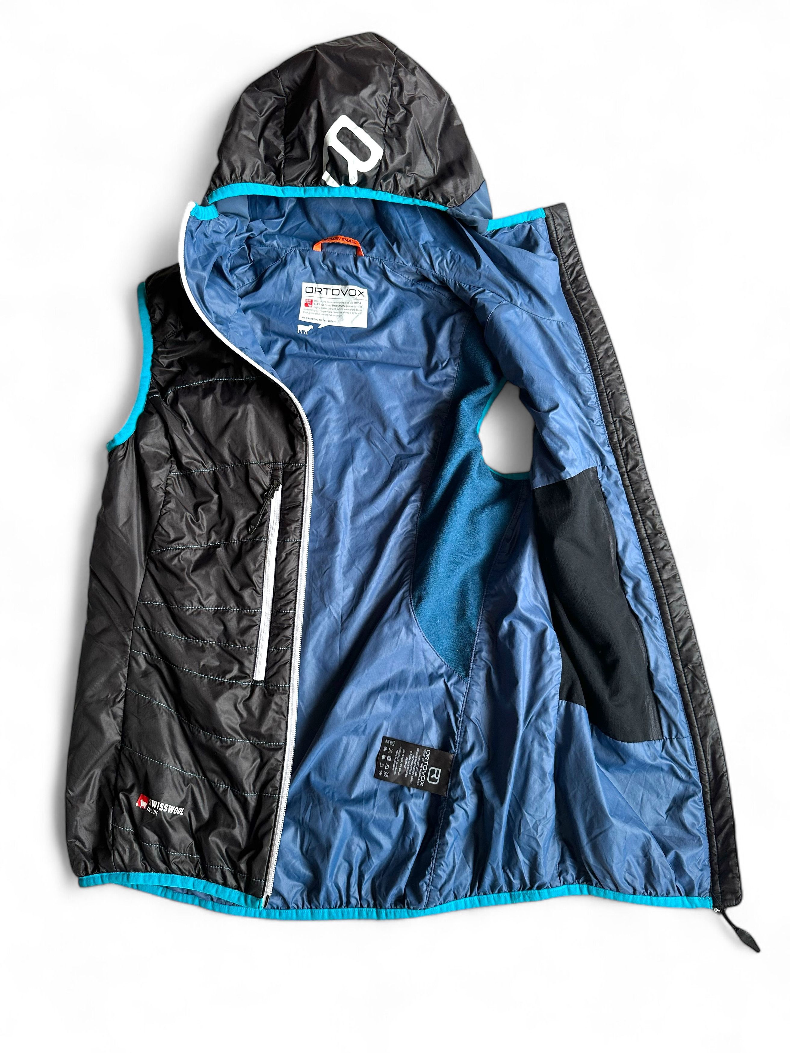 ORTOVOX Ortovox Wool Insulated Outdoor Hooded Vest Size S / US 4 / IT 40 - 2 Thumbnail