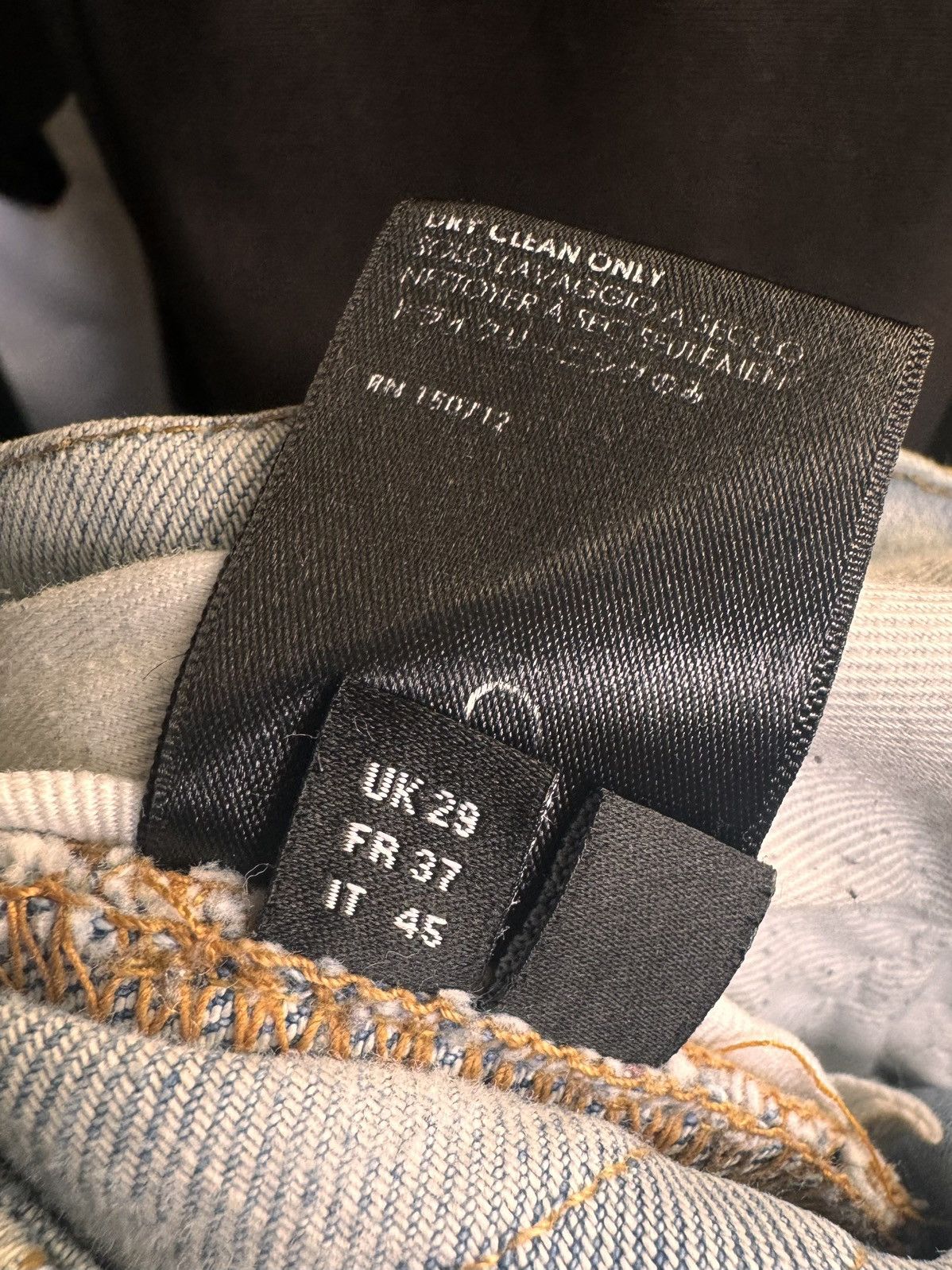 Amiri Amiri MX1 Sky Indigo ‘Tie Dye’ Size US 29 - 6 Thumbnail