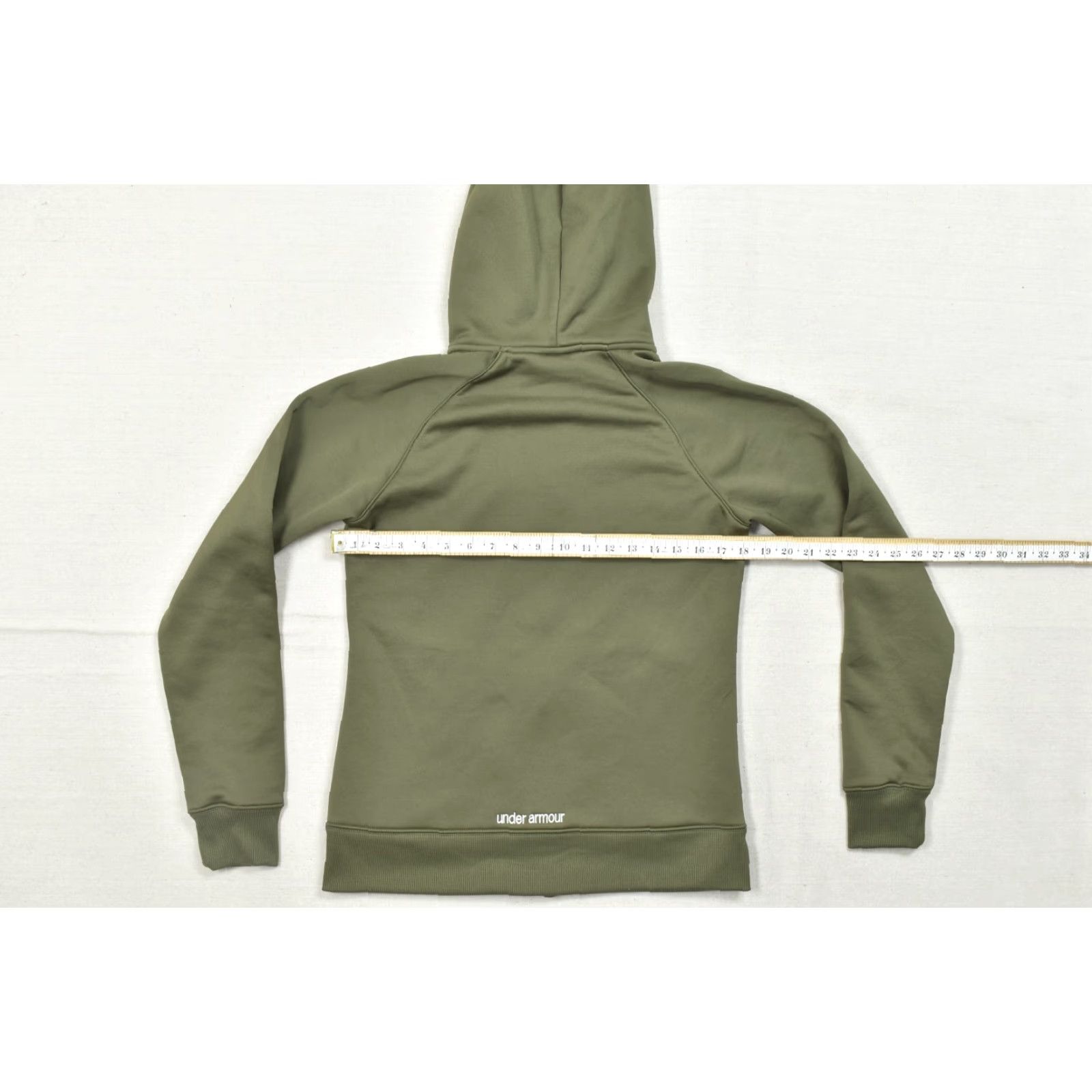 Under Armour Under Armour Storm Hoodie Women's M Olive Green Full Zip Fleece Lined Winter Casual Size M / US 6-8 / IT 42-44 - 4 Thumbnail