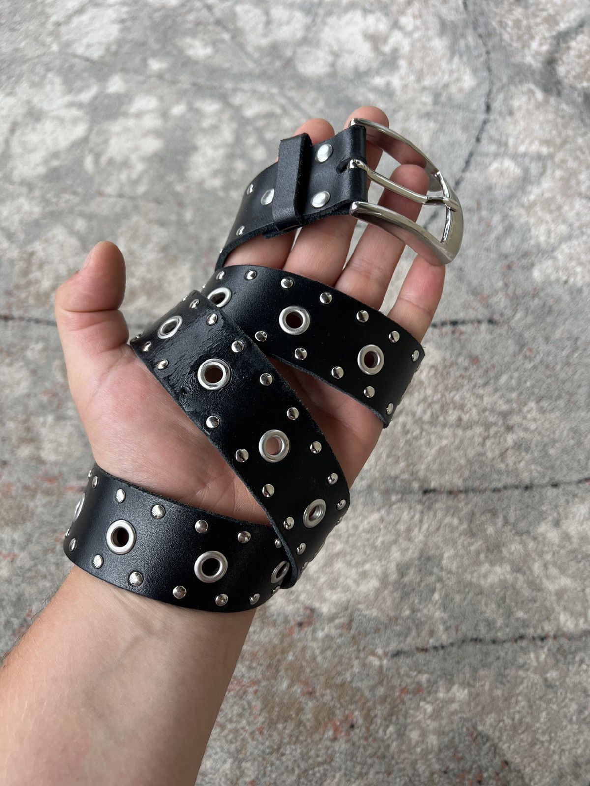 Vintage Vintage Leather Belt Size ONE SIZE - 1 Thumbnail