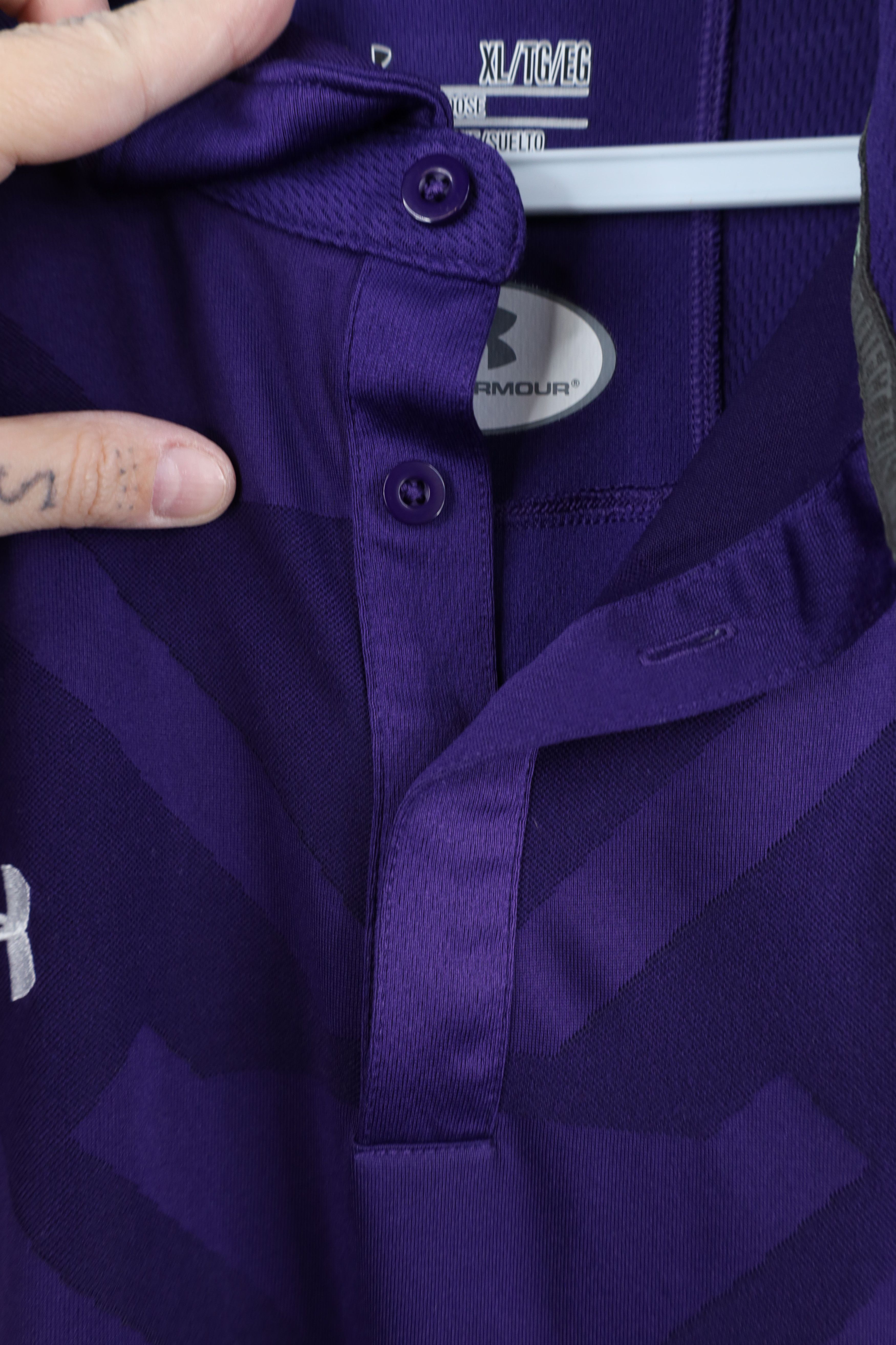 Under Armour Under Armour Northwestern University Football Polo Shirt Size US XL / EU 56 / 4 - 8 Thumbnail