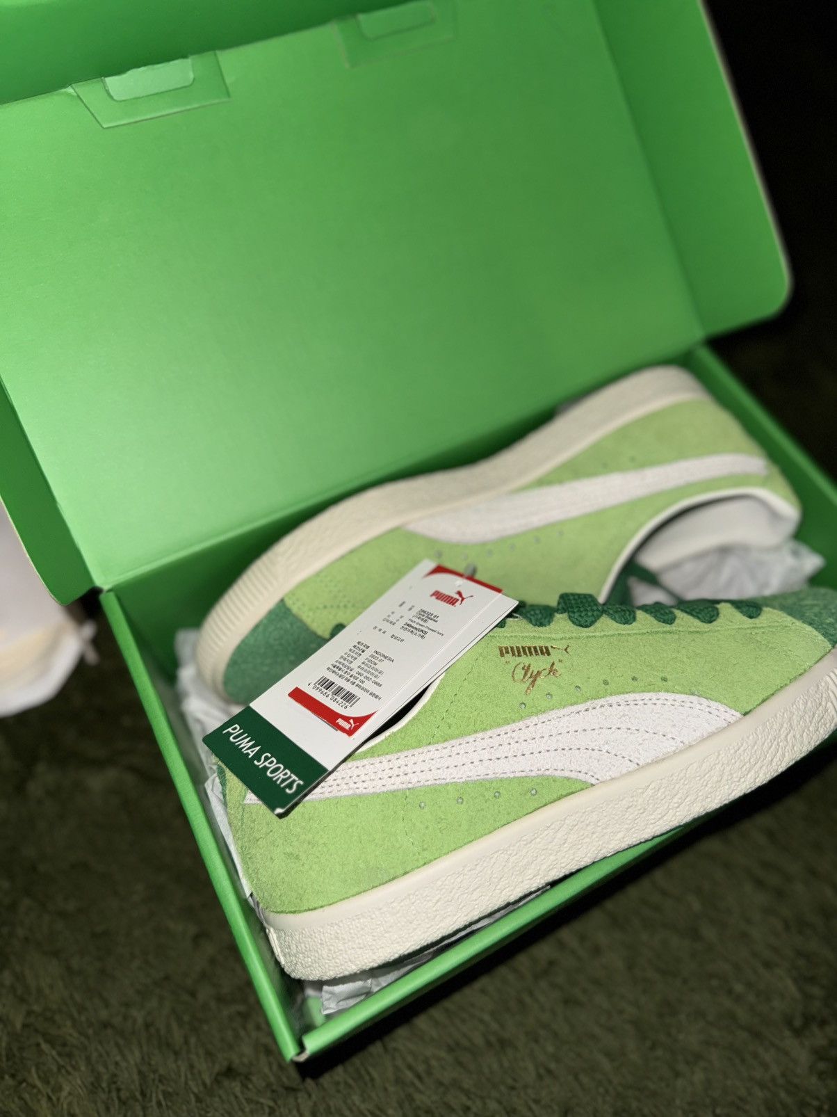 Puma [US 6] Puma x Balansa Clyde Tennis Green Ivory Size US 6 / IT 36 - 7 Thumbnail