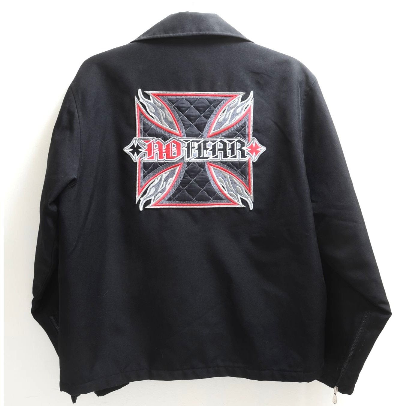No Fear VTG 90s NO FEAR Men's MD Moto Skate BMX Embroidered Patch Ja Size US M / EU 48-50 / 2 - 4 Thumbnail