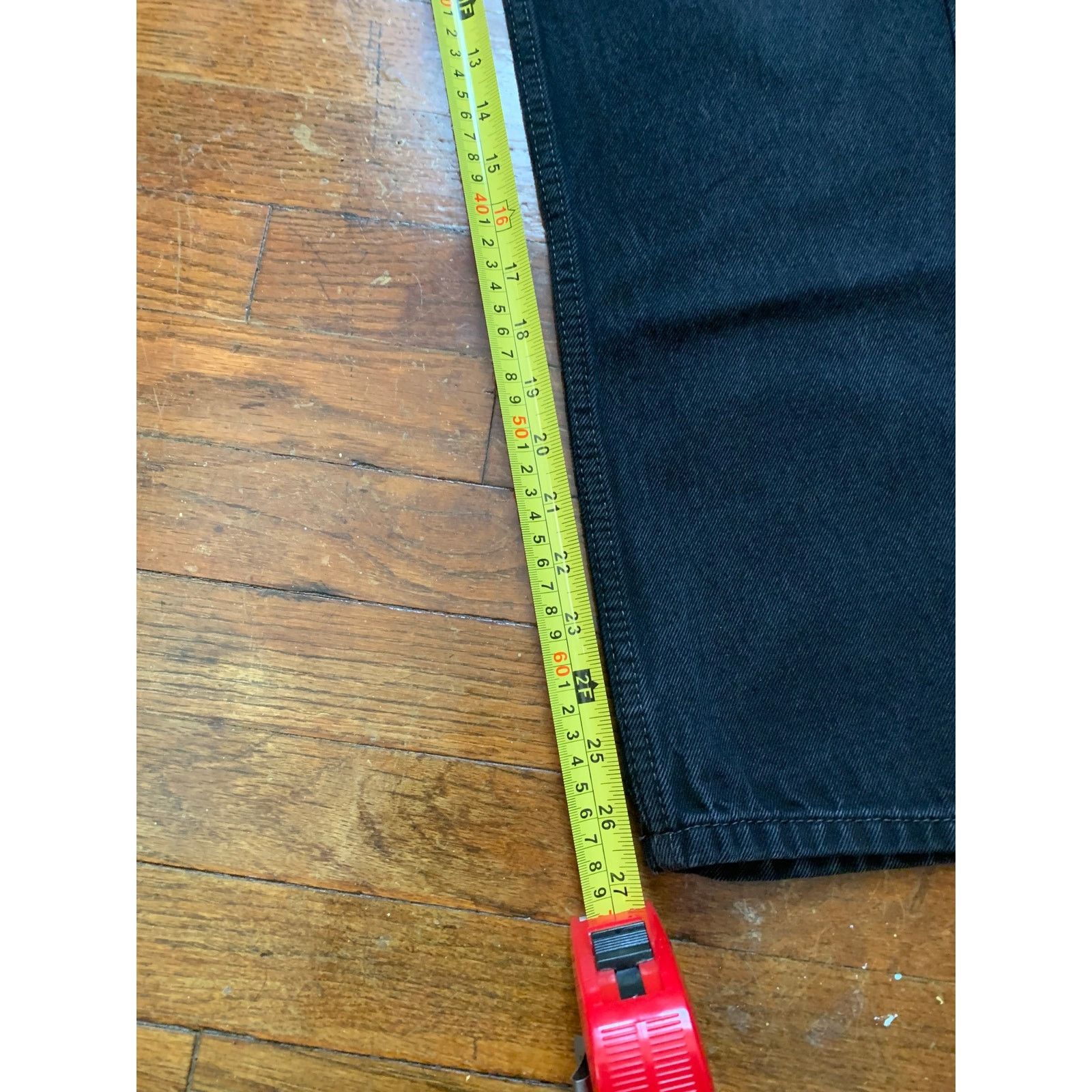 Levi's Levi’s 505 Straight Leg Jeans Mens 36x30 Black Wash Denim Size US 36 / EU 52 - 12 Thumbnail