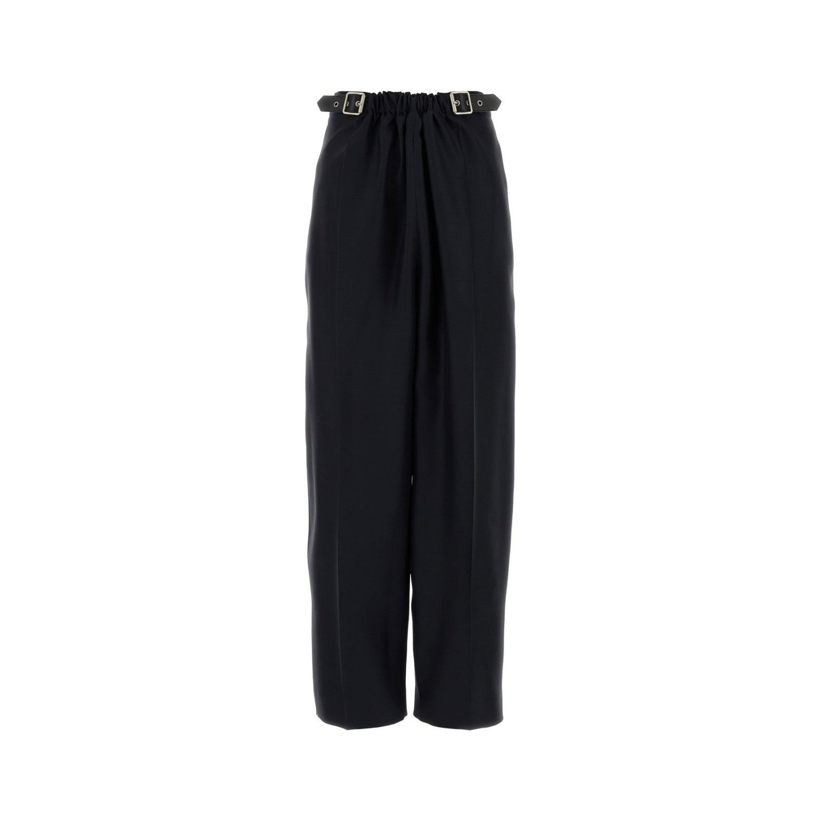 Loewe LOEWE Navy Blue Wool Blend Wide-Leg Pants New & Authentic (W Size 28" / US 6 / IT 42 - 1 Thumbnail