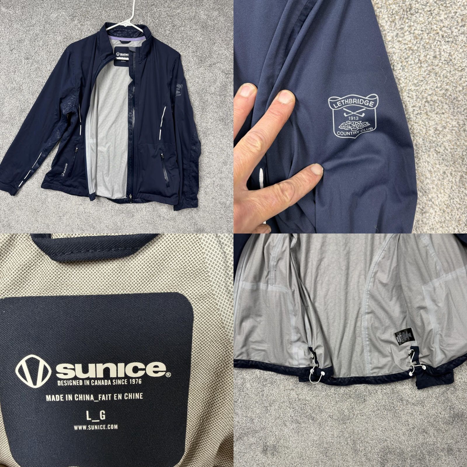 Vintage Sunice Jacket Large Zephal Waterproof Breathable Stretch Lethbridge Country Club Size US L / EU 52-54 / 3 - 9 Thumbnail