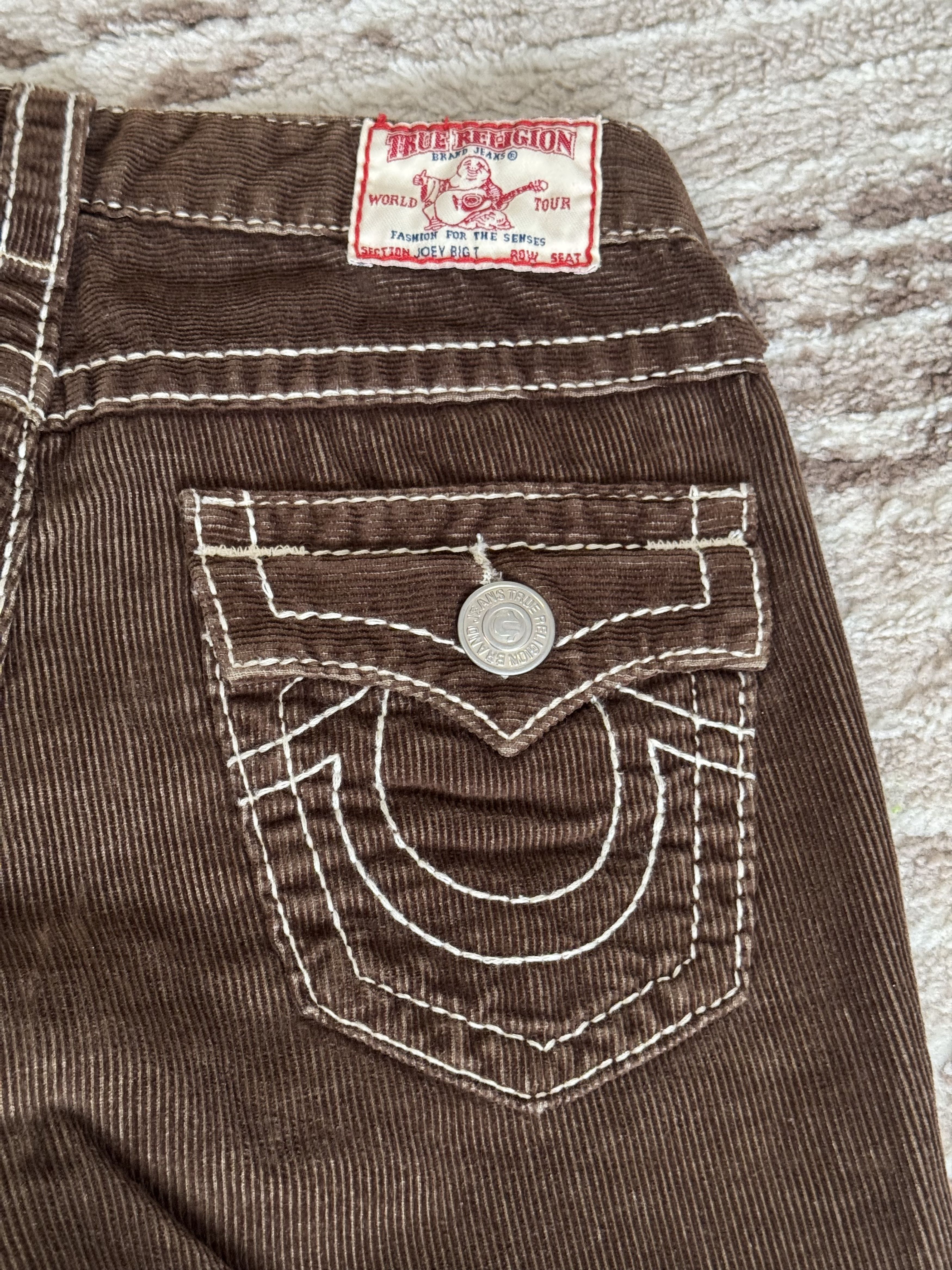 Flare vintage True Religion corduroy Boot Cut