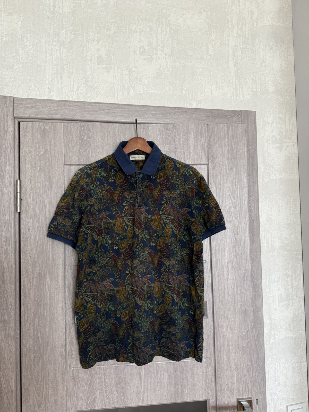 Etro Etro Polo T Shirt Vintage Overprint Patterns Made In Italy 🇮🇹 Size US L / EU 52-54 / 3 - 2 Thumbnail