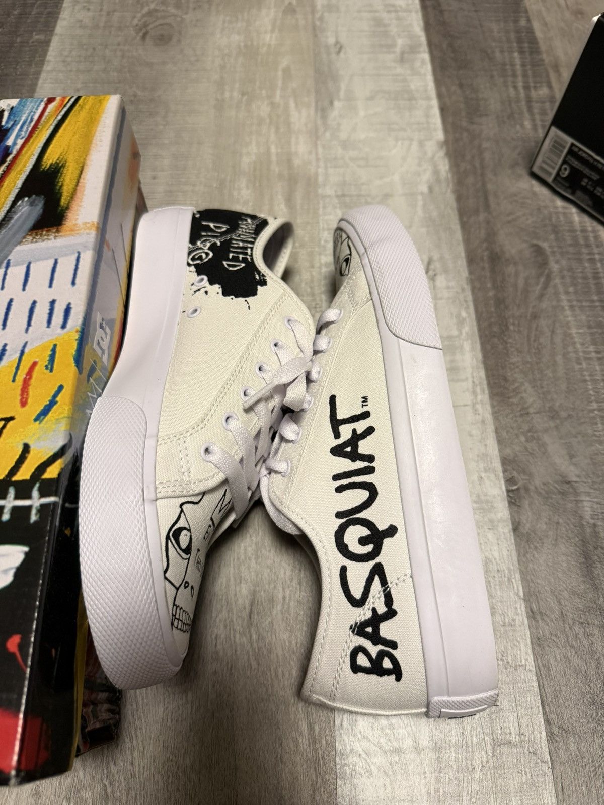 DC DC Shoes x Basquiat Manual Sz 9 – Limited Edition Size US 9 / EU 42 - 5 Thumbnail