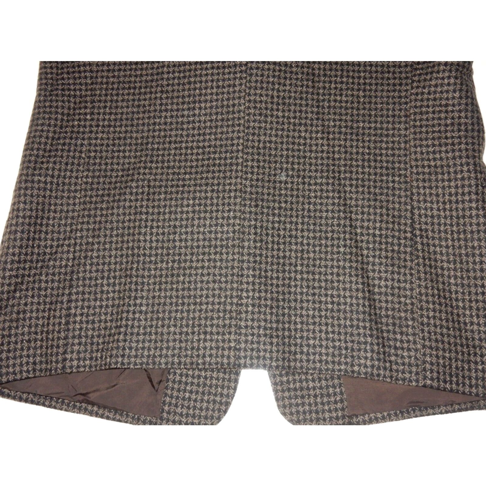 Armani VINTAGE Giorgio Armani Blazer Jacket Men's Size 44R Gray&Black Houndstooth Wool Mens Size 44R - 5 Thumbnail