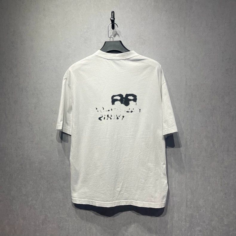 Balenciaga Balenciaga Double B Inkjet Logo Printed Short Sleeve, Size Size US L / EU 52-54 / 3 - 2 Thumbnail