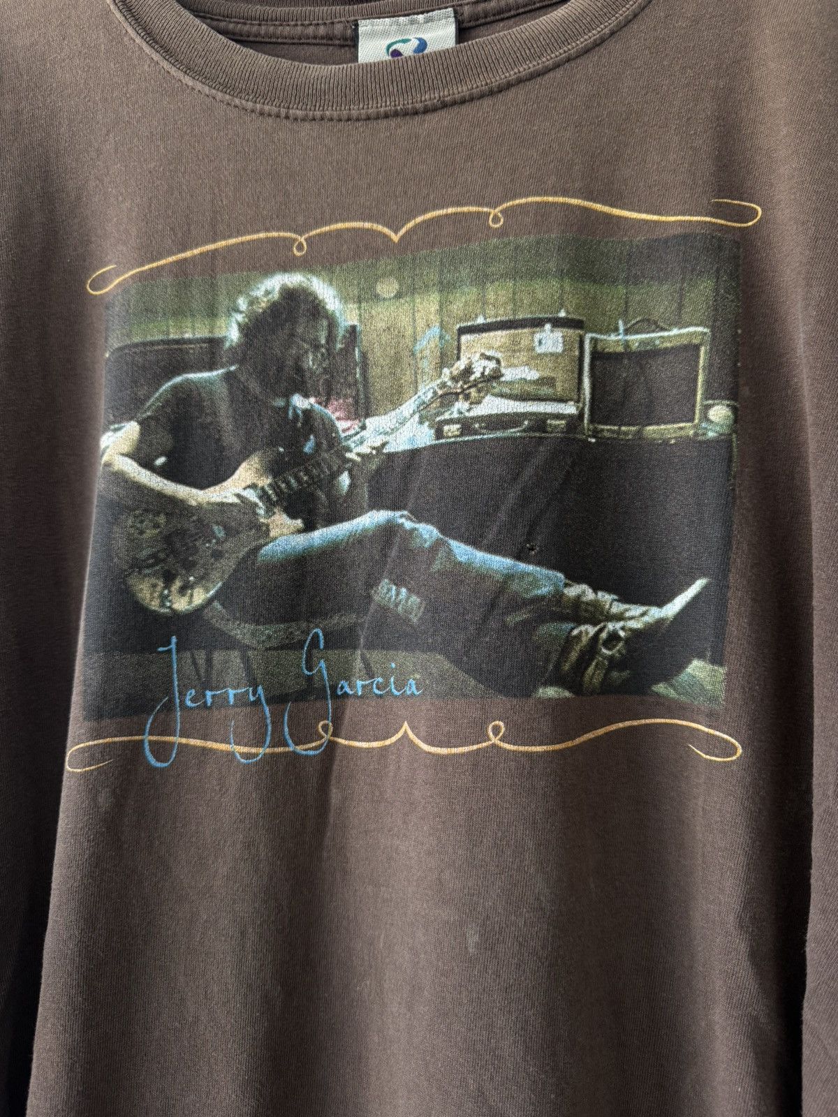 Grateful Dead 1998 Liquid Blue Jerry Garcia Tee Brown Size US L / EU 52-54 / 3 - 2 Thumbnail