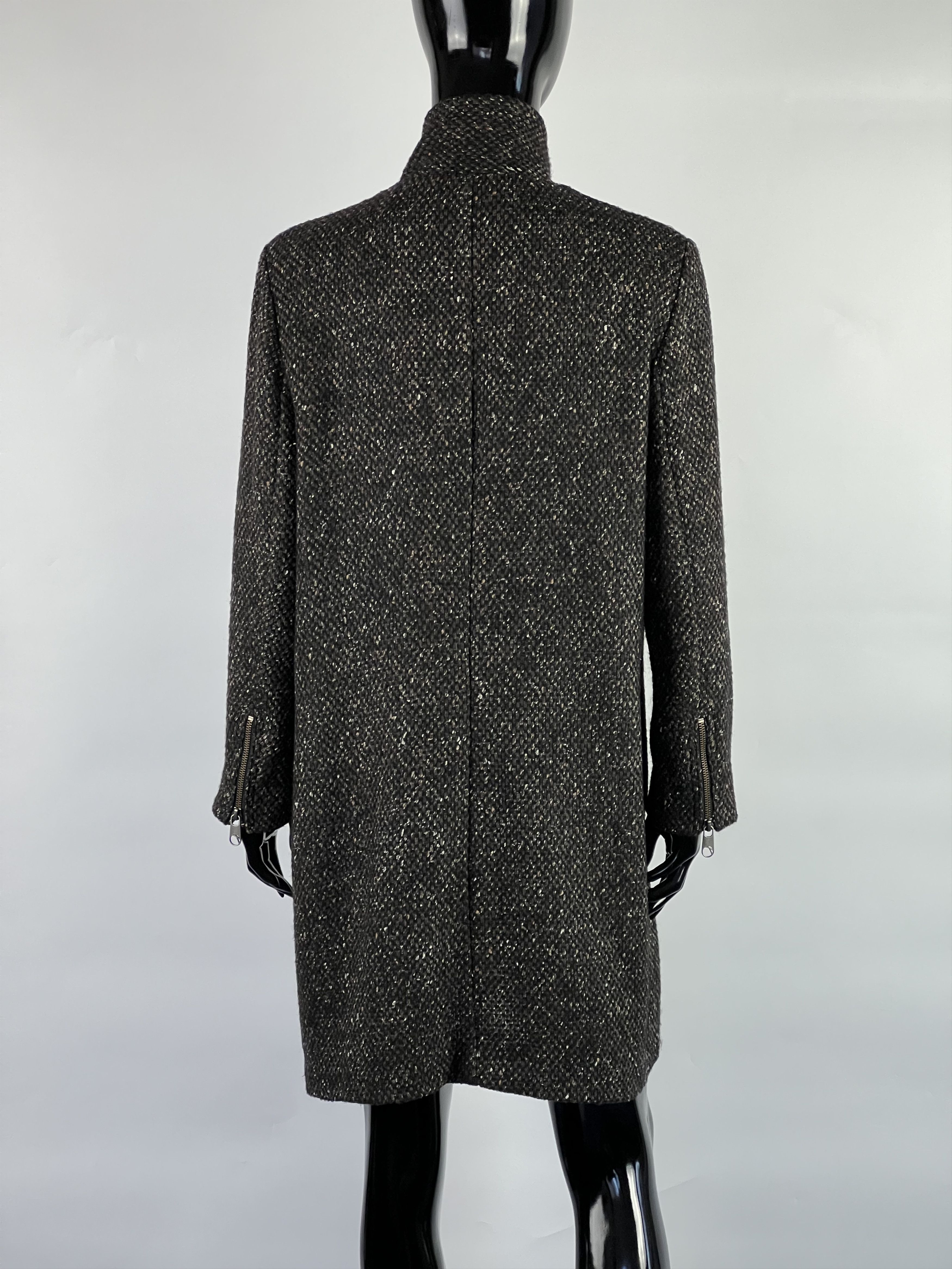 CLOSED Closed Women's Wool Silk Mohair Coat Size M/L Size L / US 10 / IT 46 - 3 Thumbnail