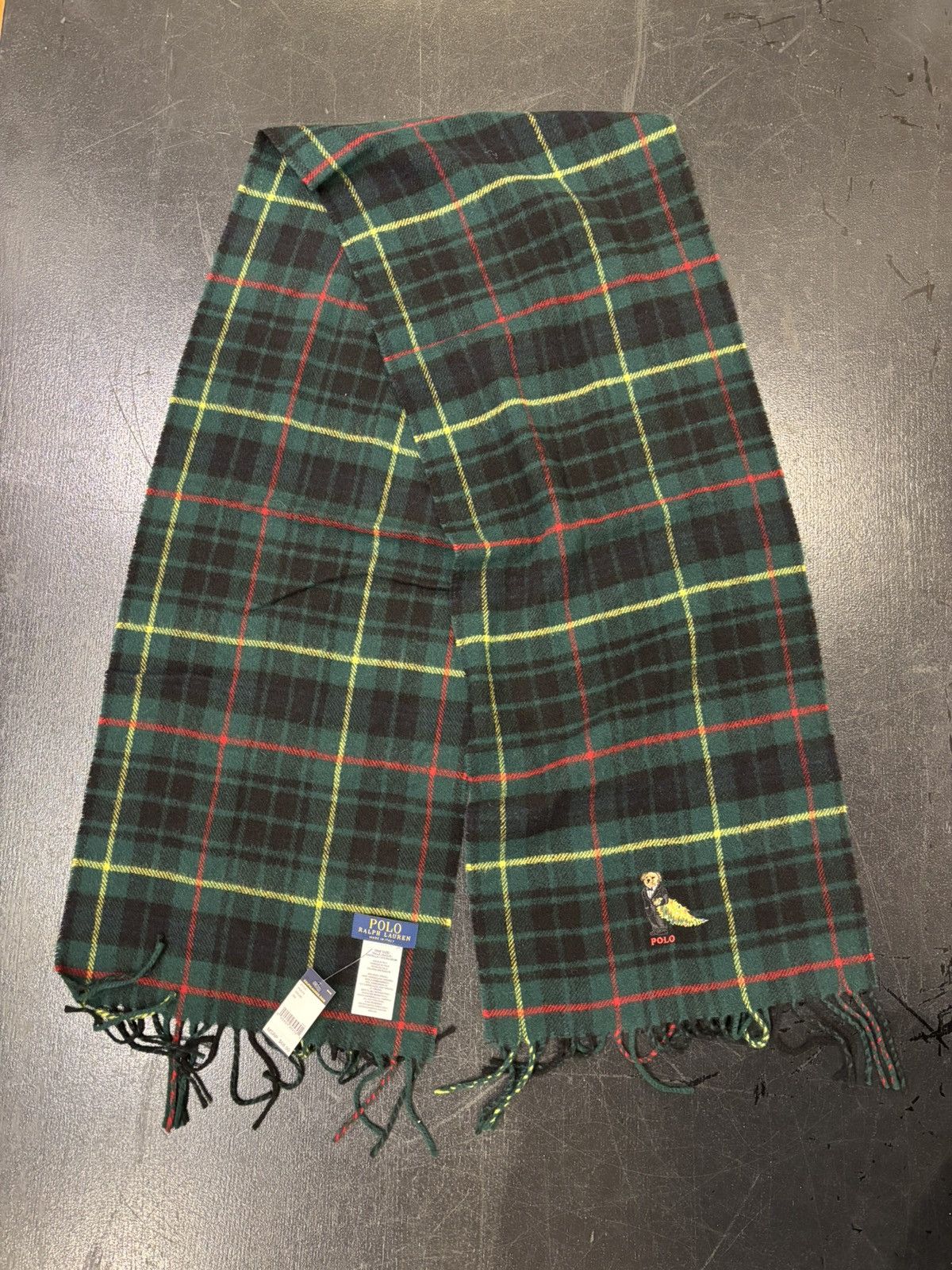 Polo Ralph Lauren Polo Ralph Lauren Christmas Bear Scarf Size ONE SIZE - 3 Thumbnail