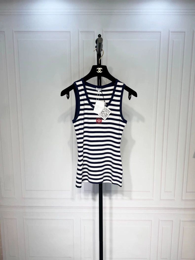 Loewe Loewe 24 Striped Knit Vest S Size US S / EU 44-46 / 1 - 1 Thumbnail