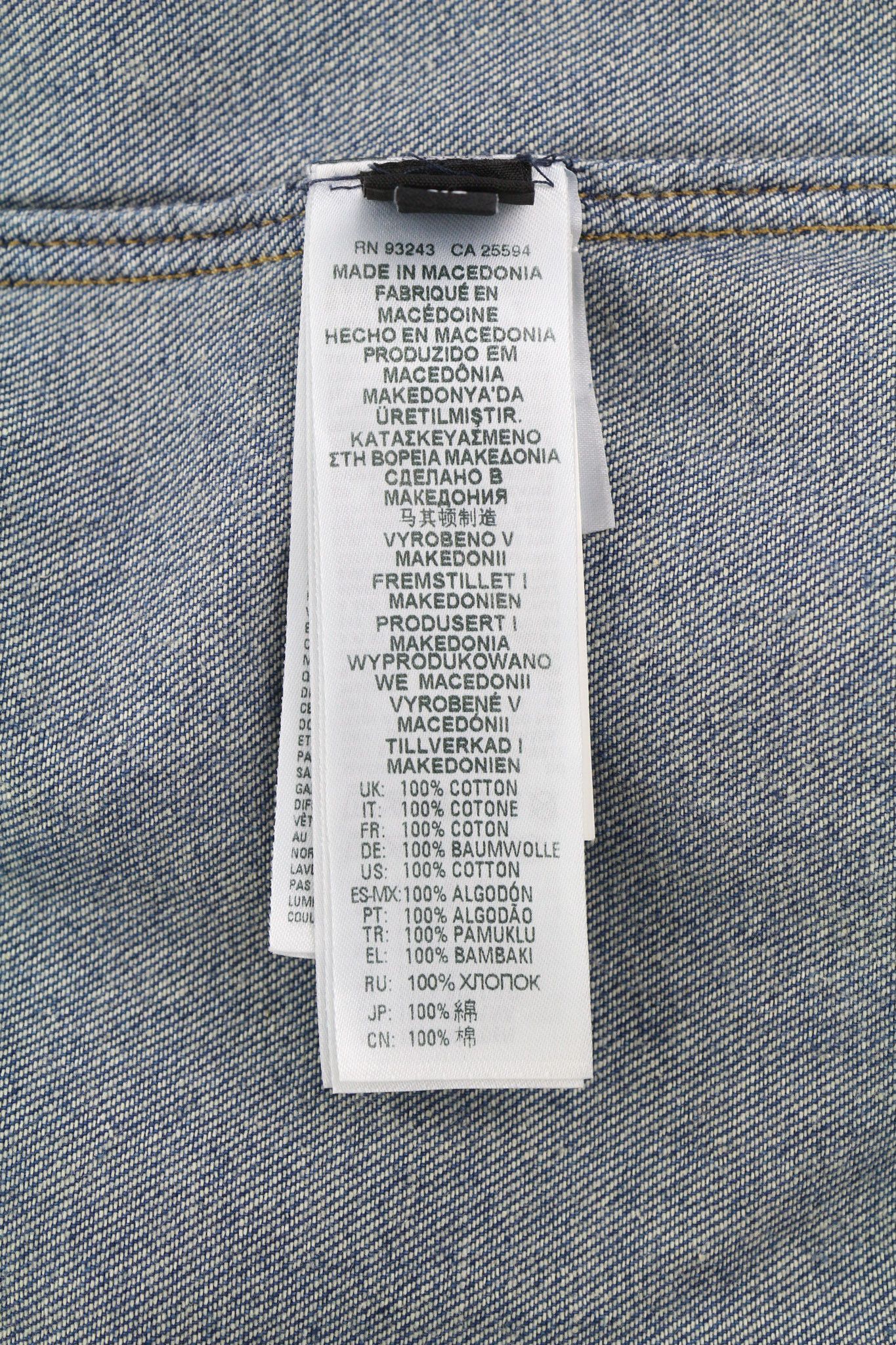 Diesel D-MILLY-SP M Denim Blue Spread Snap 40503 Size US M / EU 48-50 / 2 - 8 Thumbnail