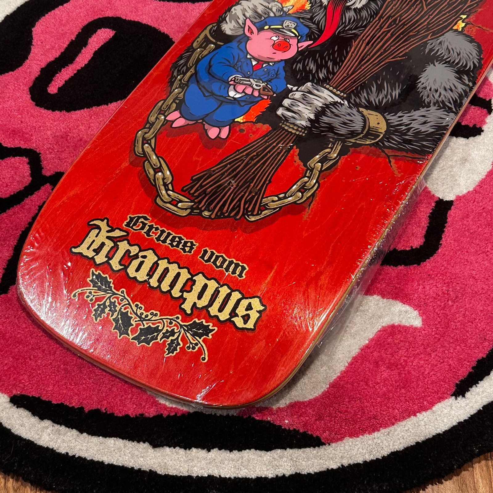 StrangeLove Skateboards StrangeLove Skateboards Krampus Deck –Size 10.5 –Hand Signed Size ONE SIZE - 10 Thumbnail