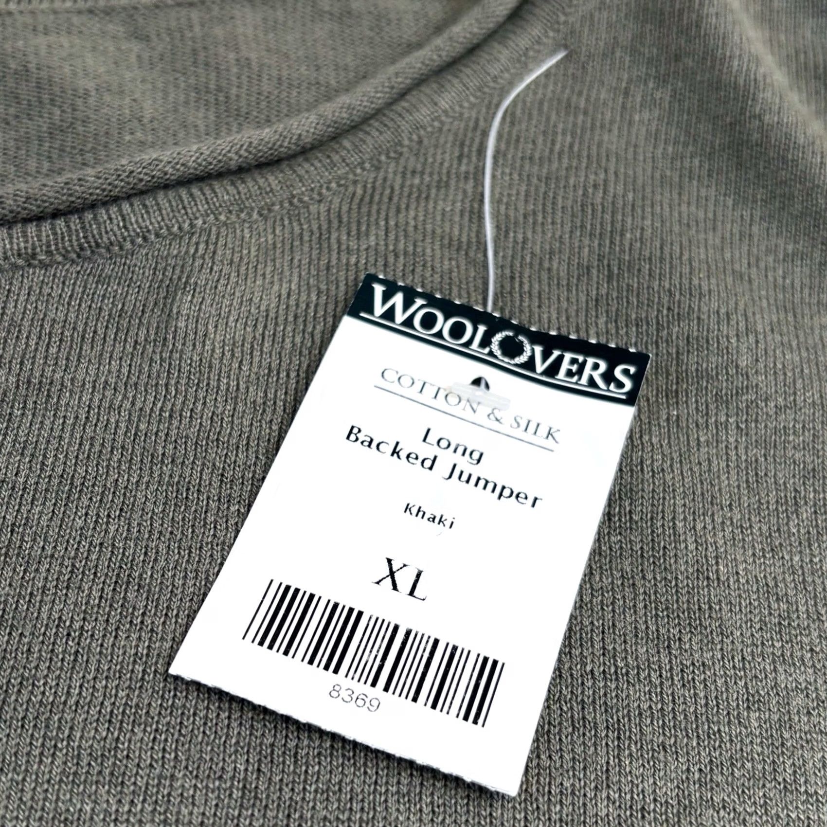 Vintage Woolovers Jumper XL Womens Khaki 1/2 Sleeve New With Tags BNWT Pullover Casual Winter Autumn Spring Summer Size XL / US 12-14 / IT 48-50 - 5 Thumbnail