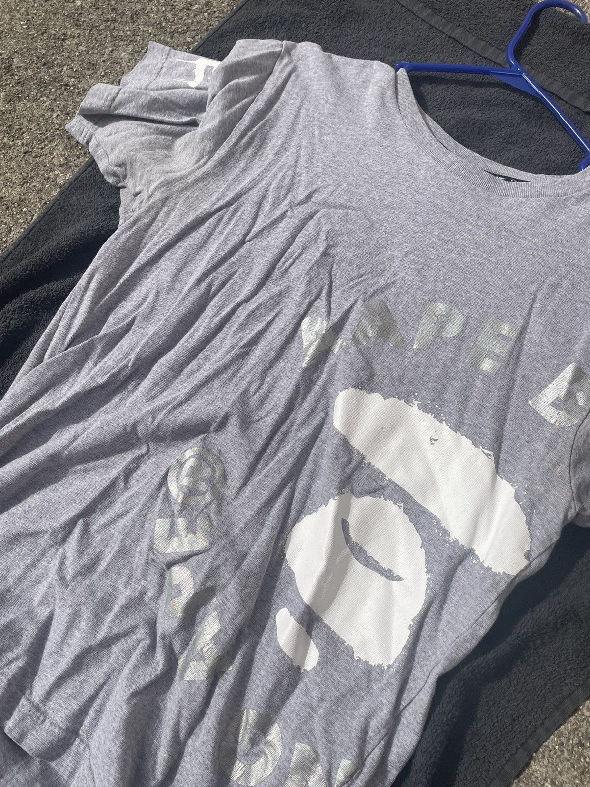 Aape × Bape Grey “Aape Shirt” By Bathing Ape Size US M / EU 48-50 / 2 - 4 Thumbnail