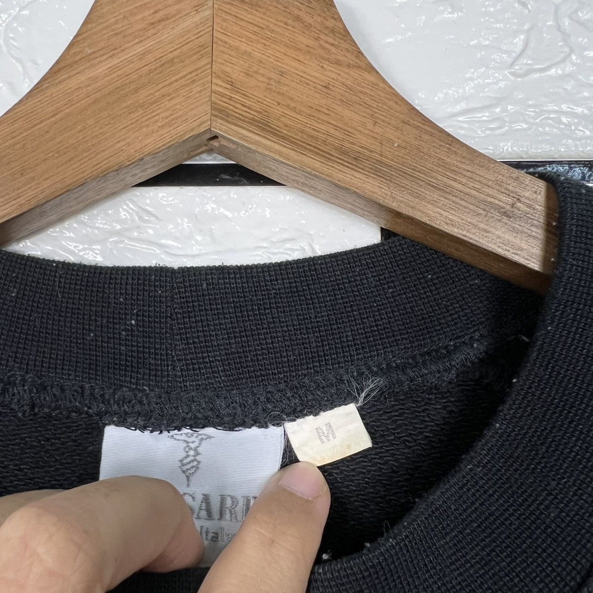 Trussardi TRUSSARDI Embroidery Big Logo Crewneck Sweatshirt #3949-C180 Size US M / EU 48-50 / 2 - 10 Thumbnail