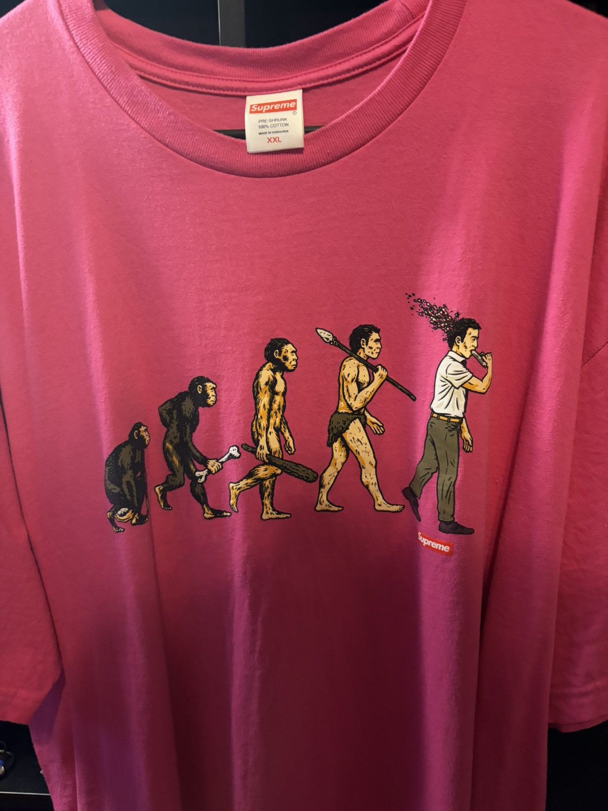 Supreme Supreme SS26 “Evolution tee” Pink Size US XXL / EU 58 / 5 - 2 Thumbnail