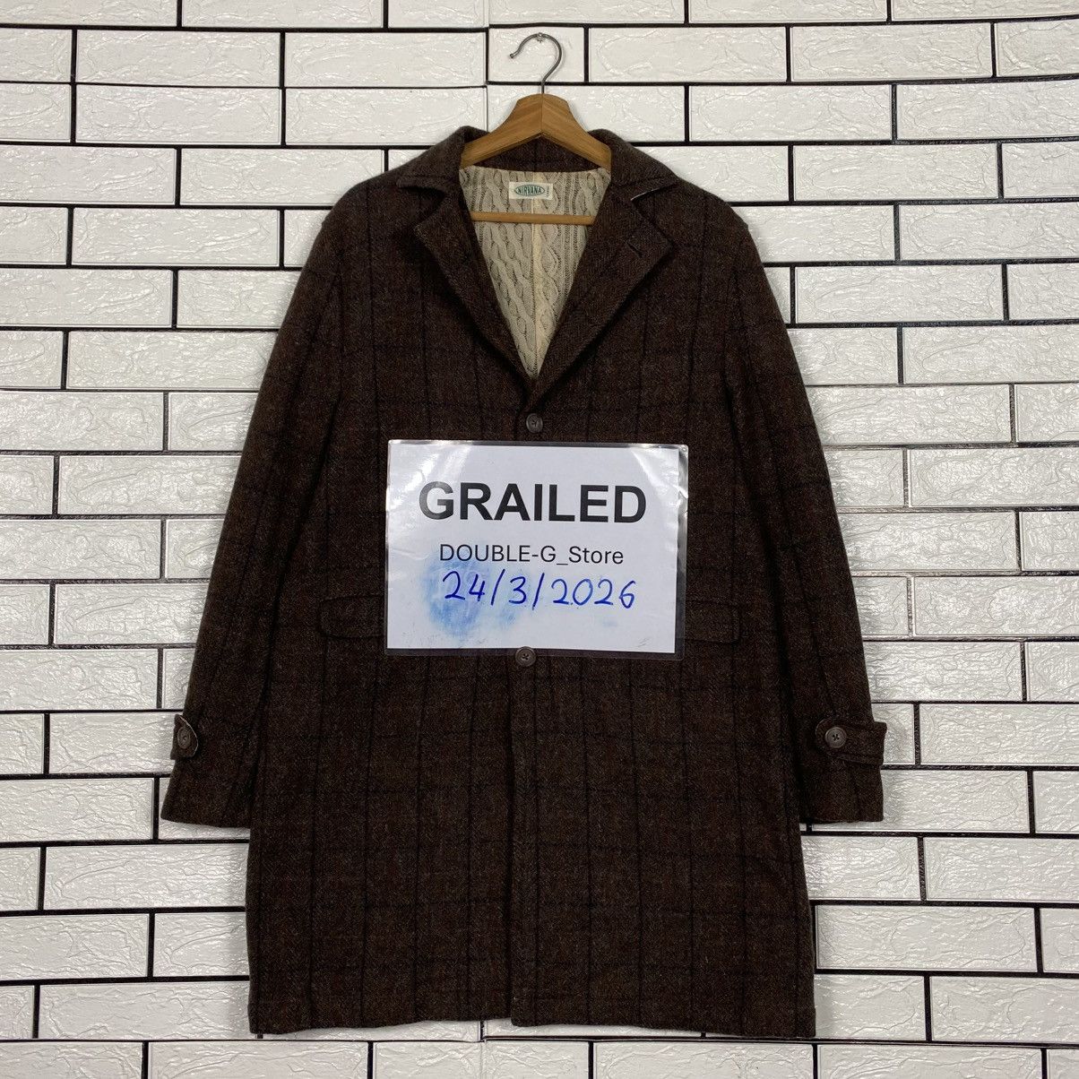 Japanese Brand Vintage Wool Jacket Tartan Blaket Nirvana Issey Miyake Size US L / EU 52-54 / 3 - 1 Thumbnail
