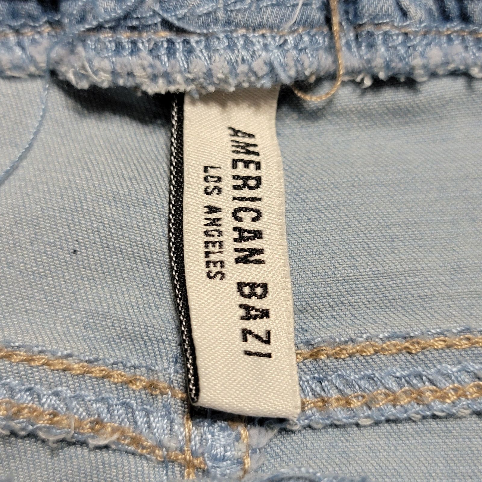 Other American Bazi Pull On Denim Jeans w/ Zipper Legs - Small Size 26" / US 2 / IT 38 - 6 Thumbnail