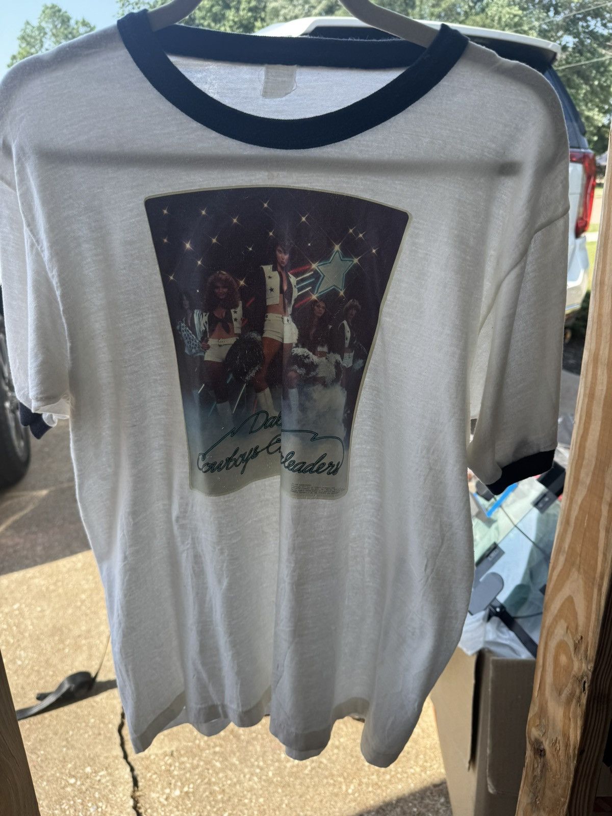 Vintage Vintage Dallas Cowboys Cheerleading Tee Size US M / EU 48-50 / 2 - 4 Thumbnail
