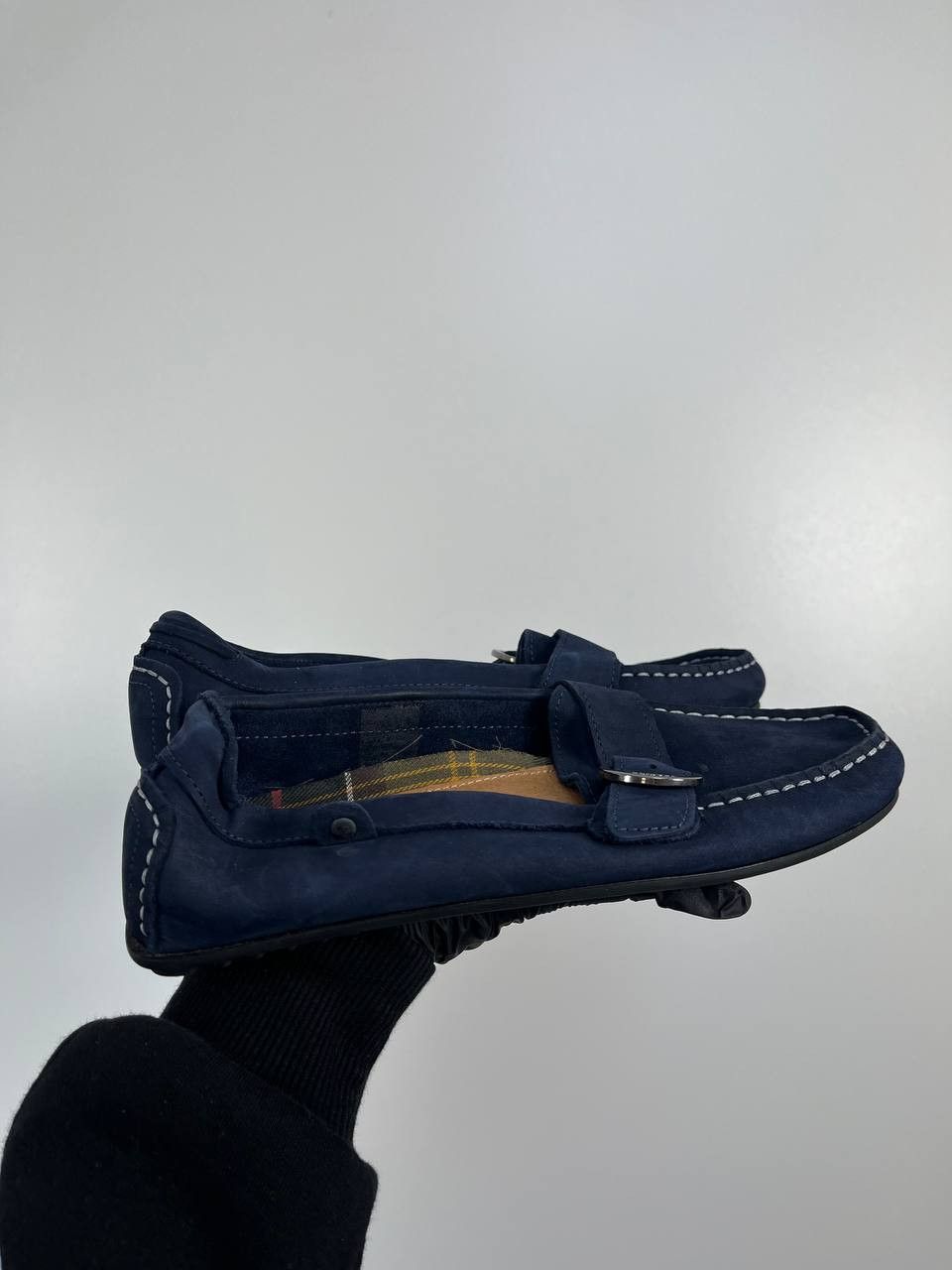 Barbour Barbour Blue Suede Driving Shoes Loafers Womens Size Eu 37 Size US 7 / IT 37 - 4 Thumbnail