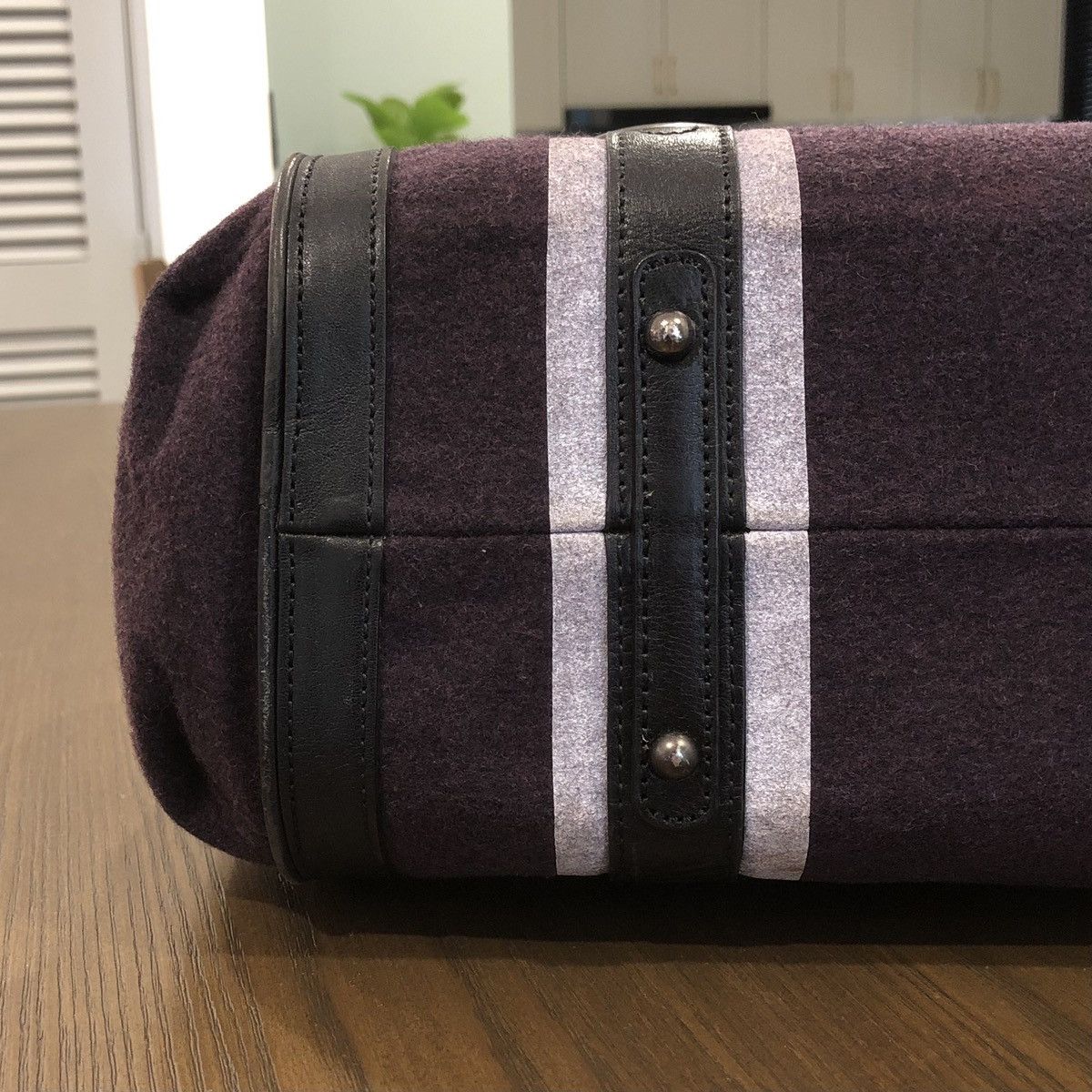 Burberry Burberry Purple Shoulder Bags for Wool Exterior Women Size ONE SIZE - 9 Thumbnail