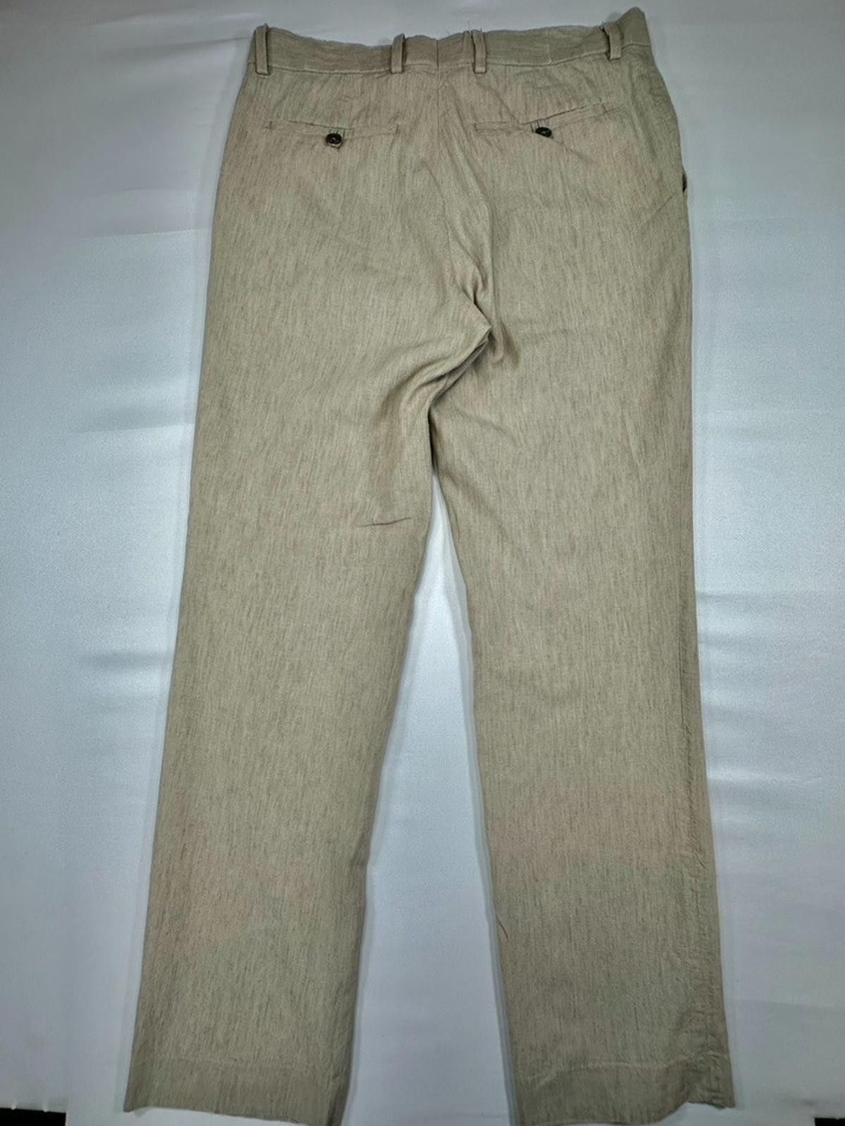 Banana Republic Banana Republic Tailored Flat Front Chinos Brown Mens 32/34 Size US 32 / EU 48 - 2 Thumbnail