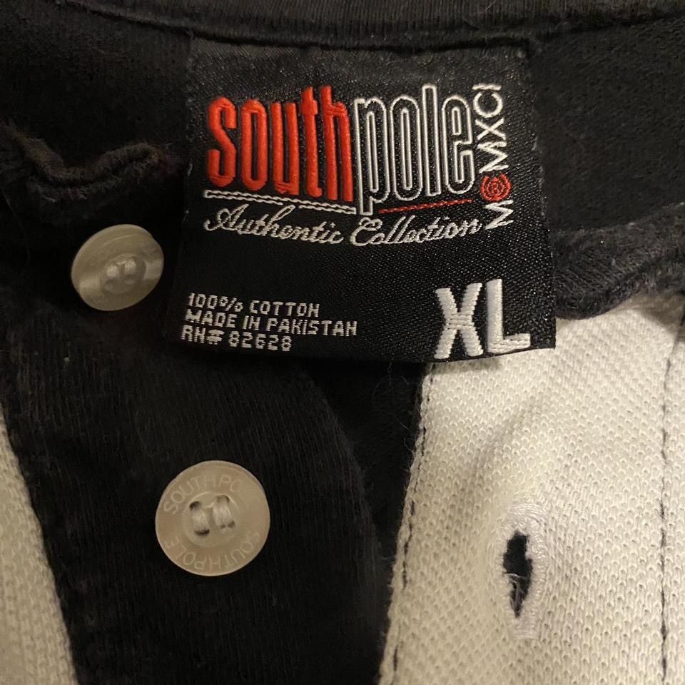Southpole Southpole black/white striped polo shirt Size US XL / EU 56 / 4 - 3 Thumbnail