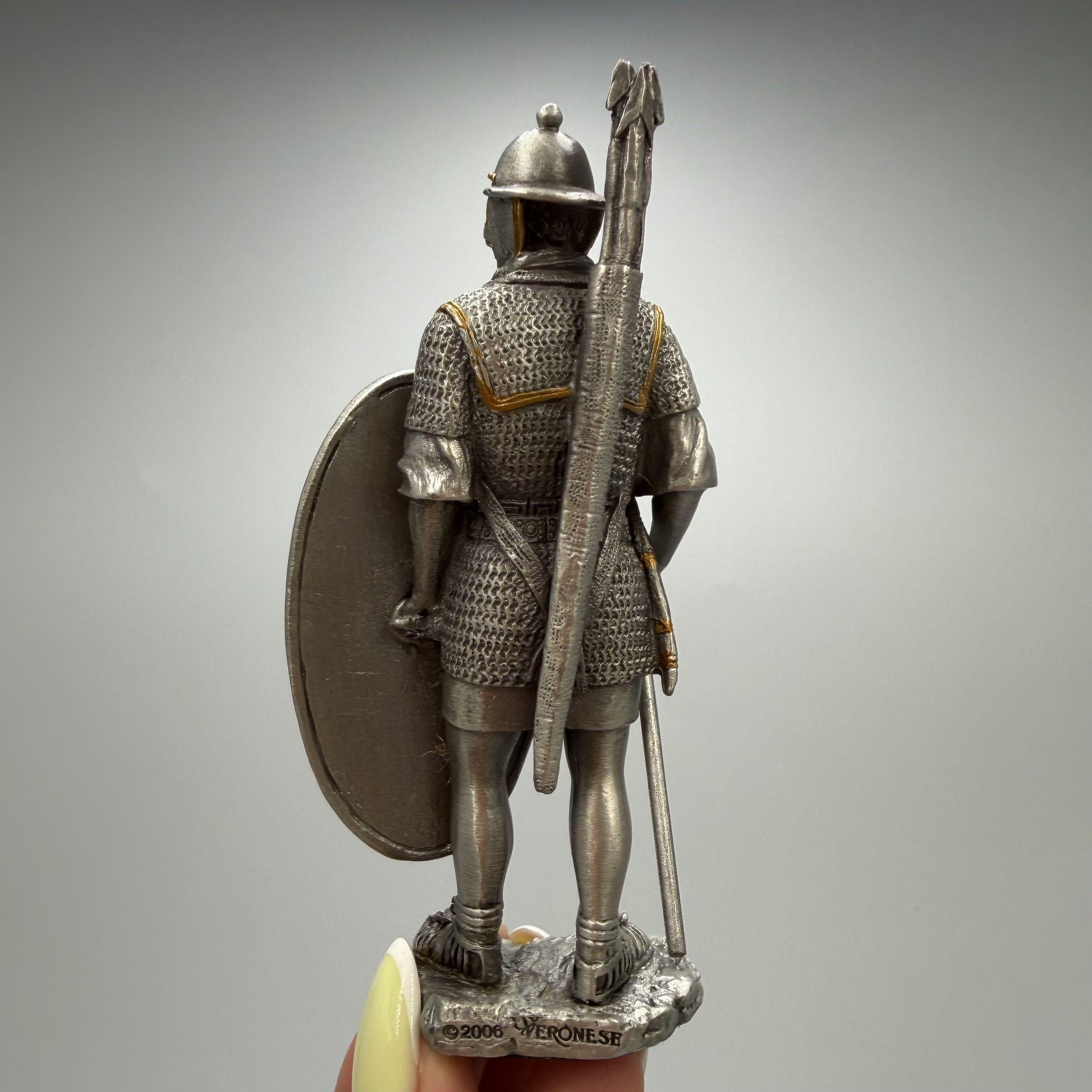 Other Medieval Warrior Miniature Figurine Pewter Metal Statue Size ONE SIZE - 7 Thumbnail