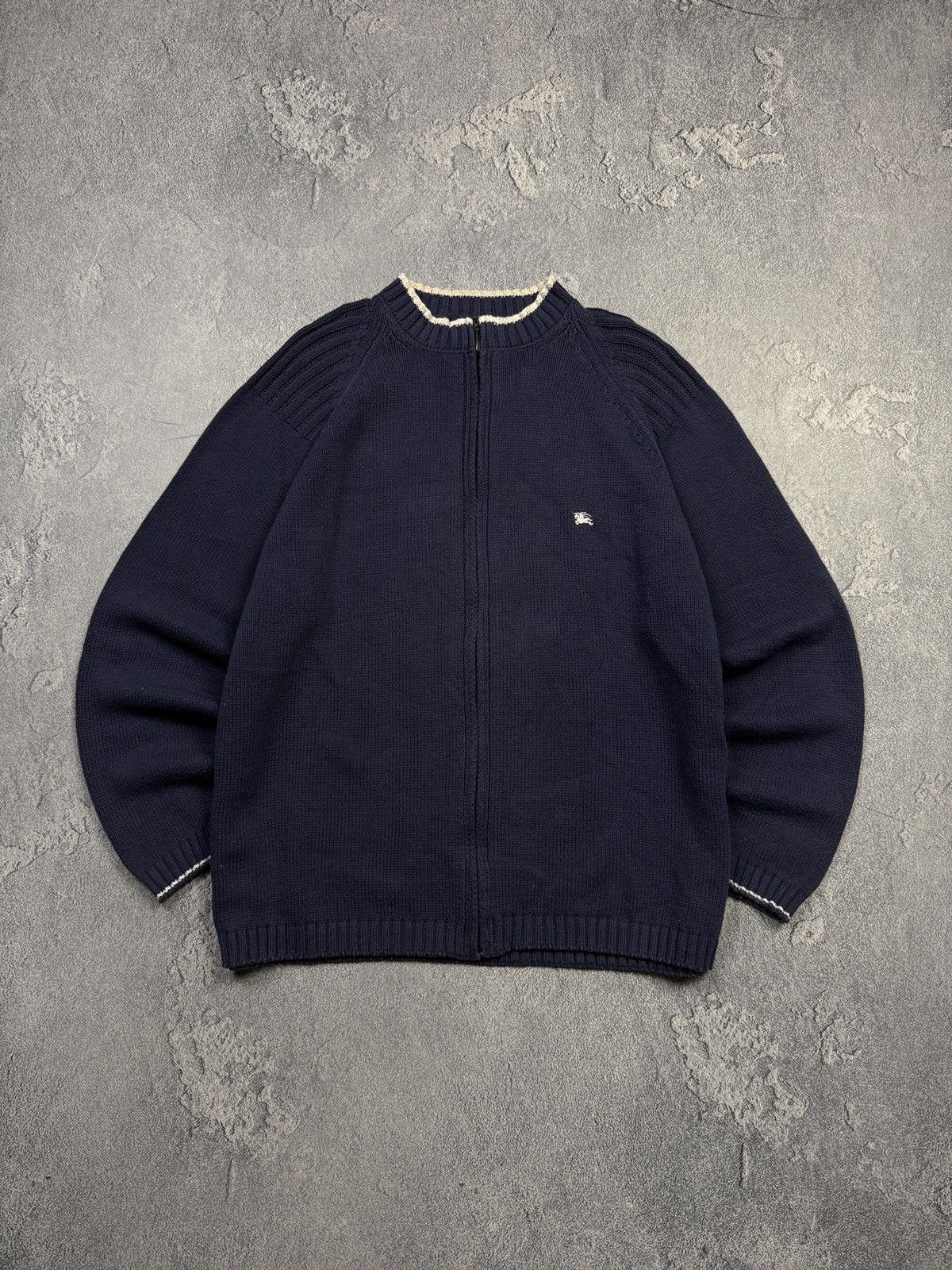 Burberry Burberry London Zip Sweater Jumper Cotton Size US XL / EU 56 / 4 - 1 Thumbnail