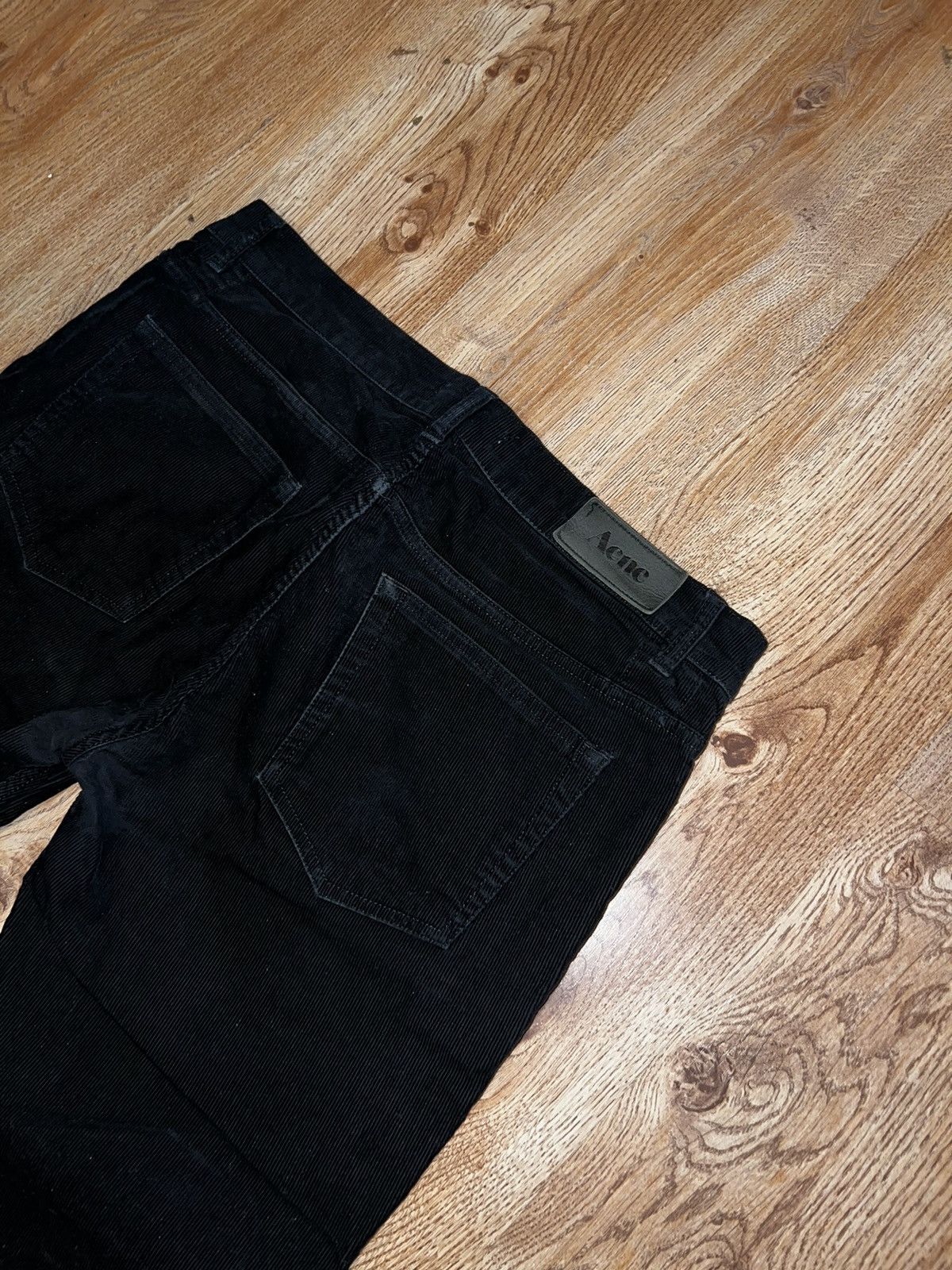 Acne Studios × Velvet × Vintage Acne Ace Cord Black 33/34 Size US 32 / EU 48 - 5 Thumbnail