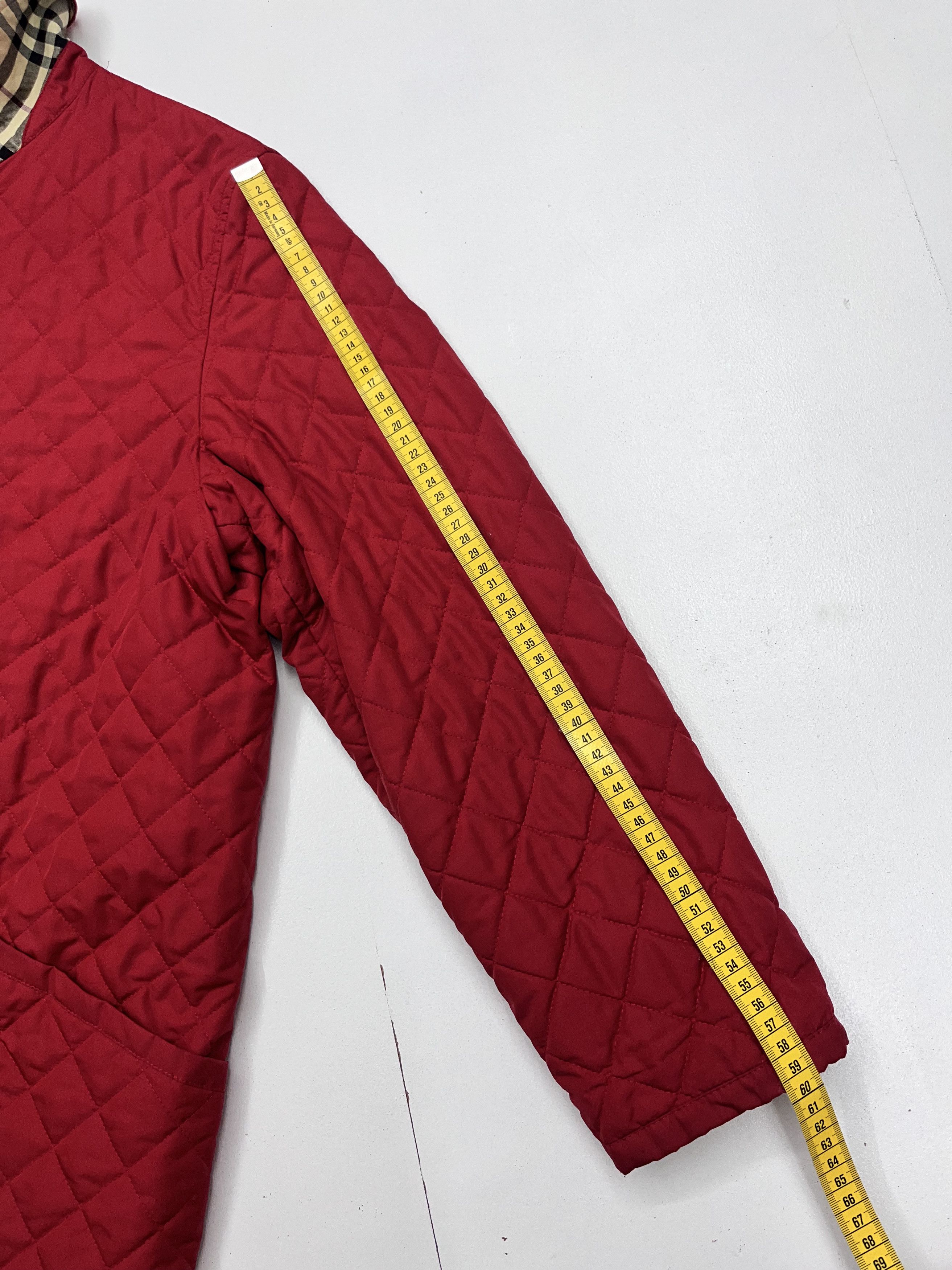 Burberry Burberrys Quilted Jacket Red Size M / US 6-8 / IT 42-44 - 9 Thumbnail