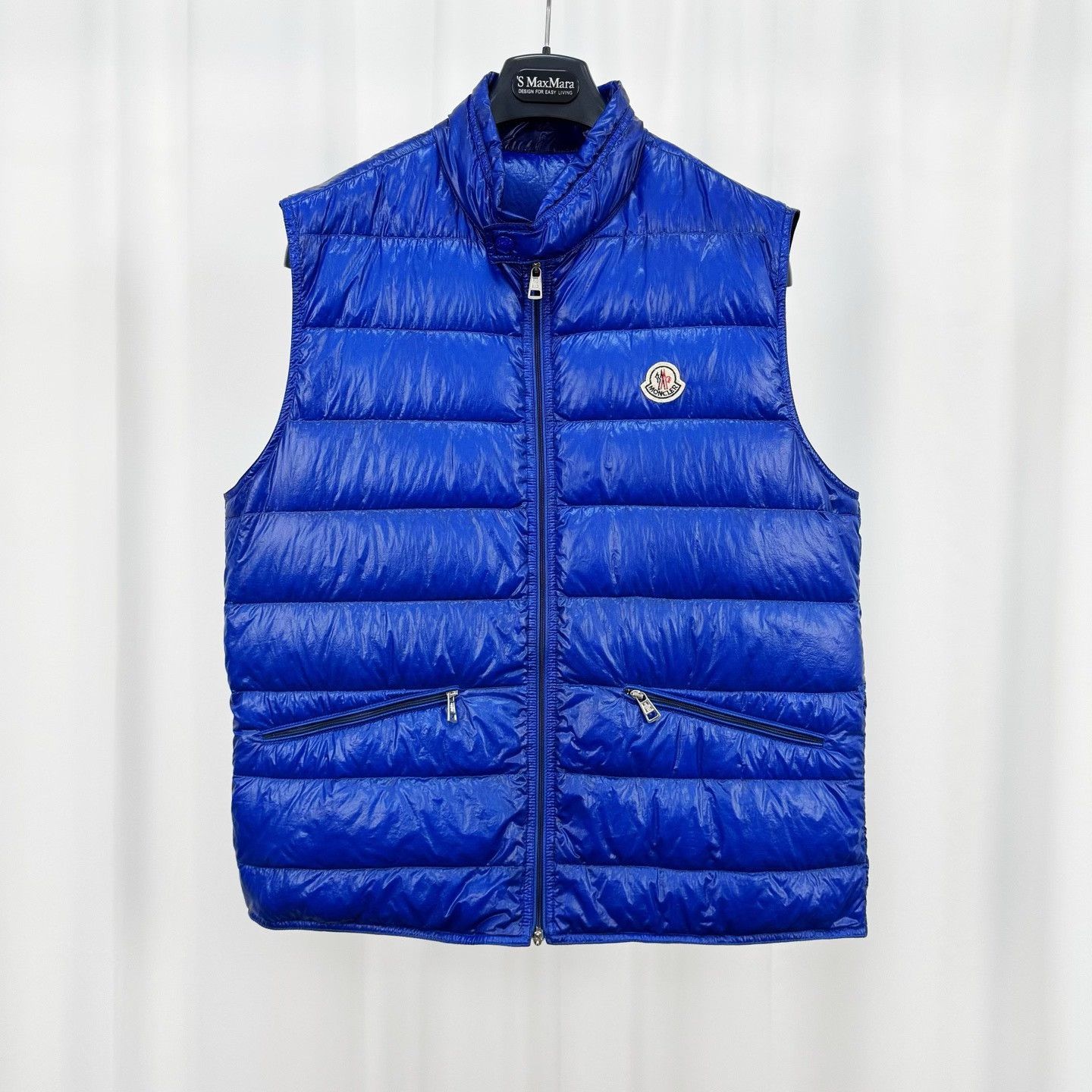 Moncler Moncler Gui Series Embroidered Logo Down Vest Size US XL / EU 56 / 4 - 1 Thumbnail