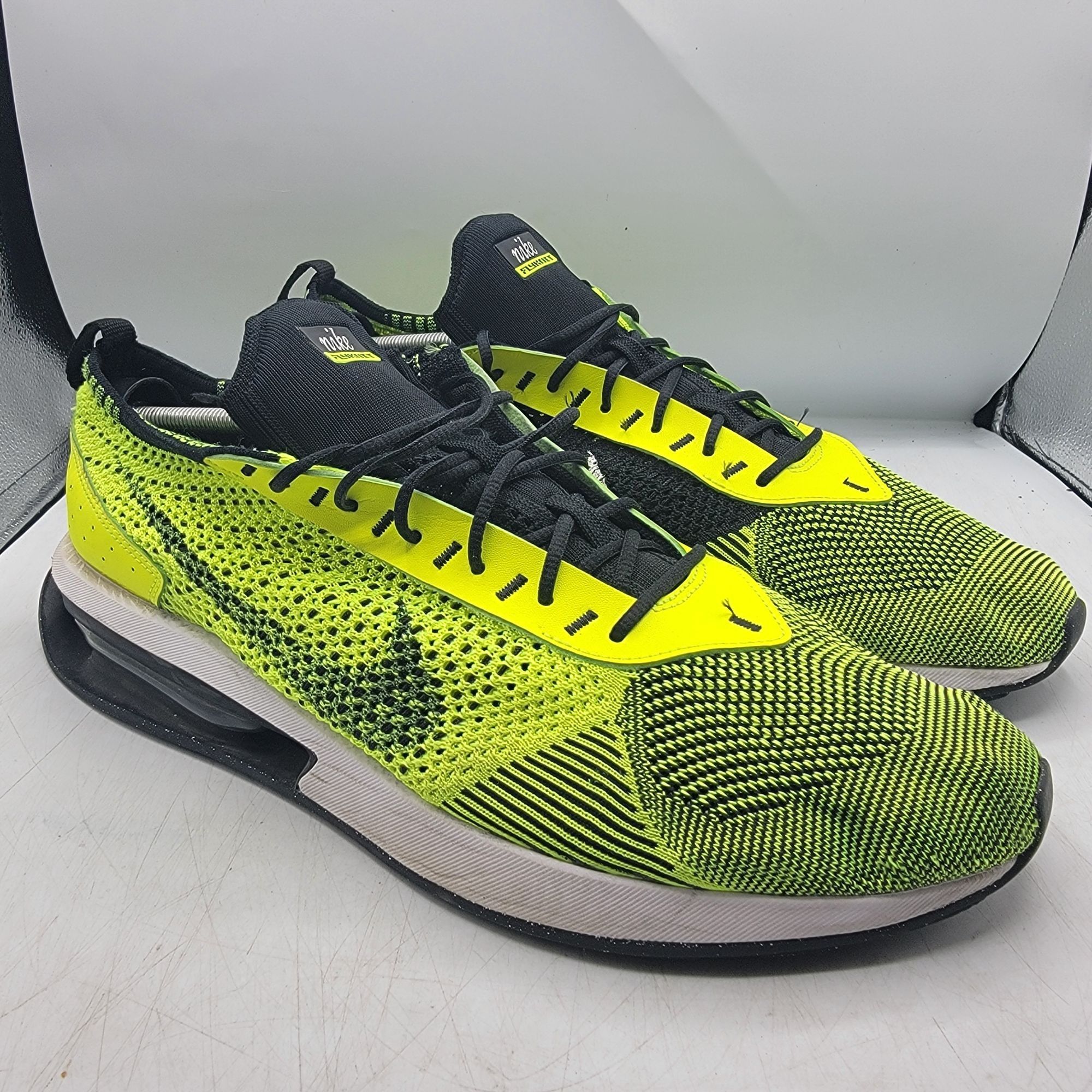 Nike Nike Air Max Flyknit Racer Mens 14 Volt Black White Sequoia Size US 14 / EU 47 - 1 Thumbnail