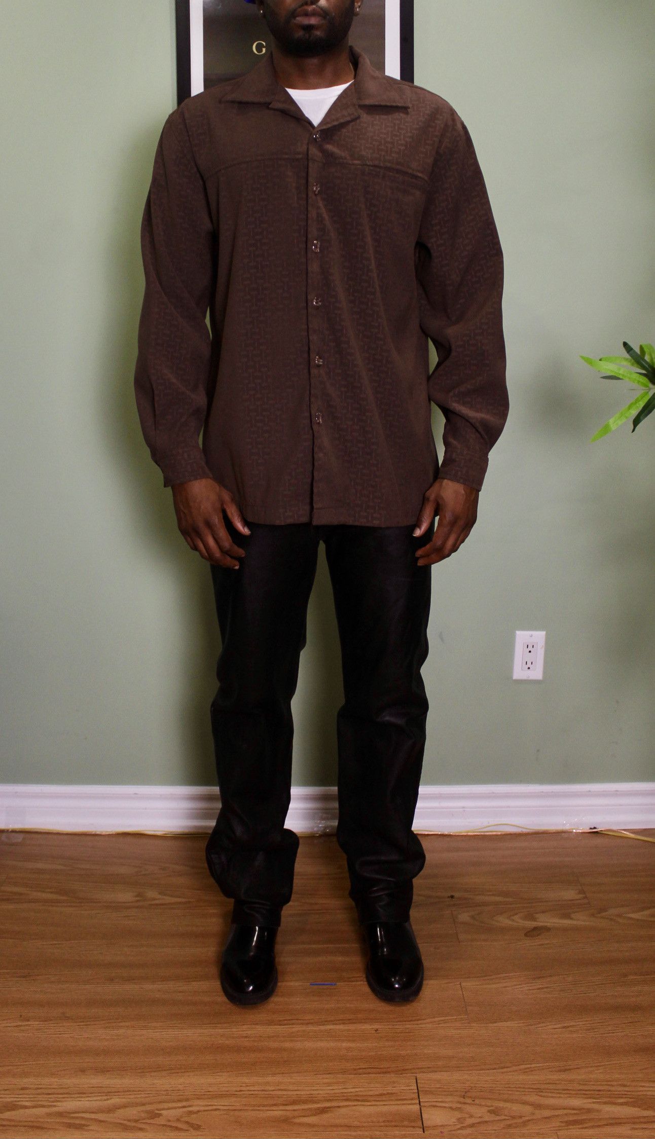 Vintage Vintage 1990s Button Up Shirt Size US XL / EU 56 / 4 - 2 Thumbnail