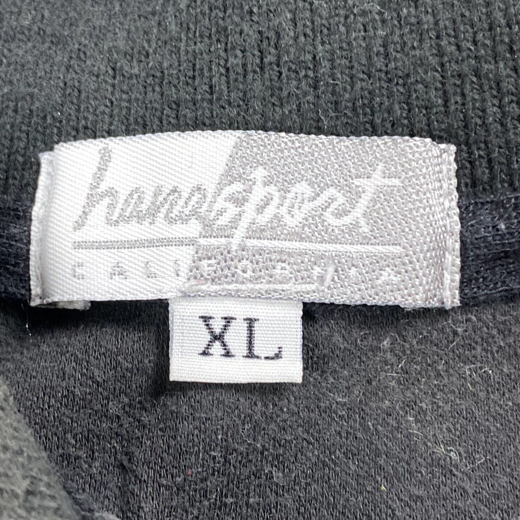 Vintage VINTAGE 90s HANASPORT CROPPED BUTTON RINGER COLLAR GOLF POLO SHIRT BLACK WOMENS XL Size XL / US 12-14 / IT 48-50 - 3 Thumbnail