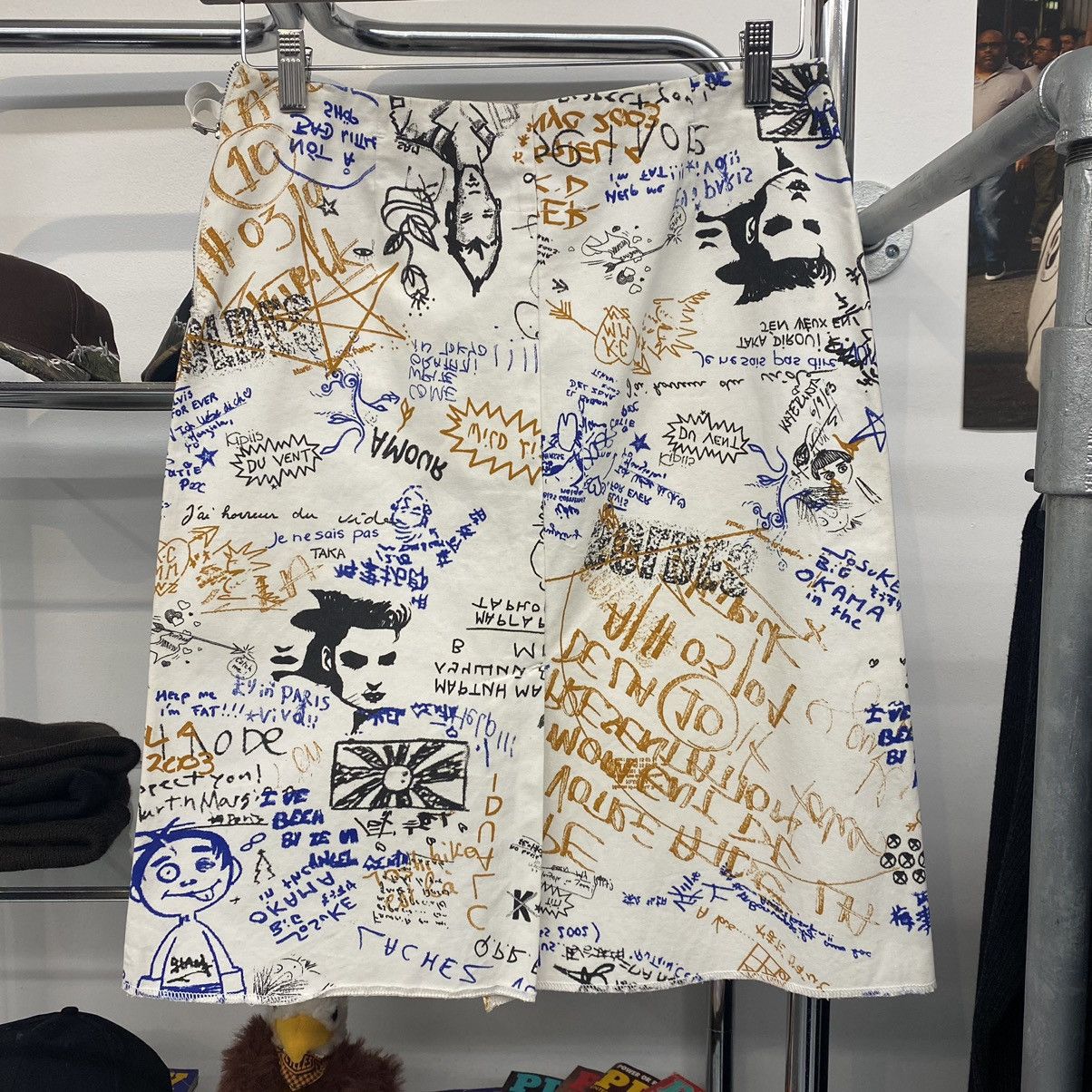 Maison Margiela × Vintage Vintage Maison Margiela graphic skirt Size 28" / US 6 / IT 42 - 2 Thumbnail