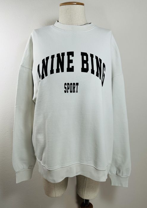 Anine Bing Offwhite sweatshirt Grailed