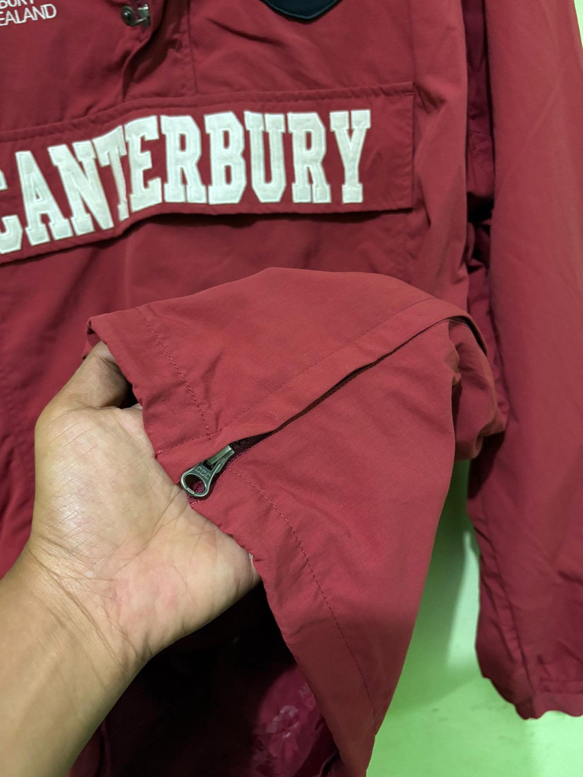 Vintage Canterburry Anorak Jacket With Hoodie Design