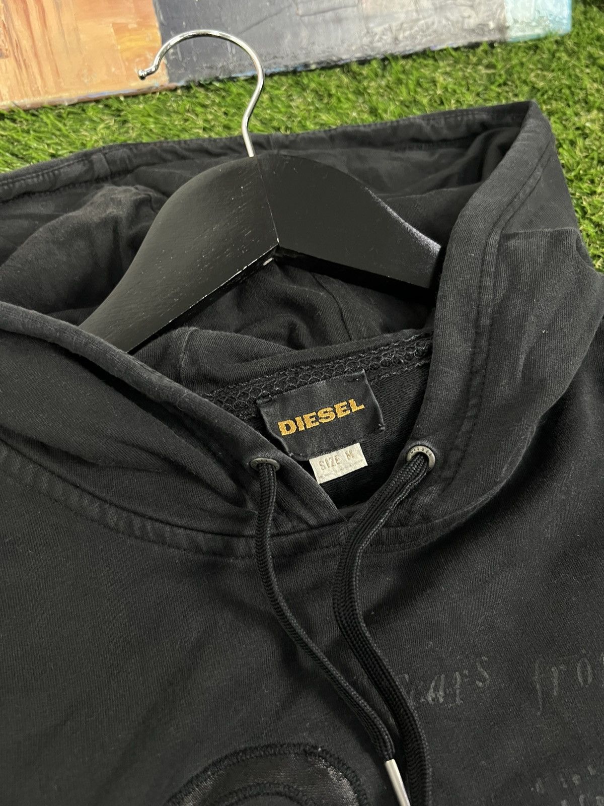 Diesel Vintage 90s Diesel Hoodie Logo Size US M / EU 48-50 / 2 - 6 Thumbnail