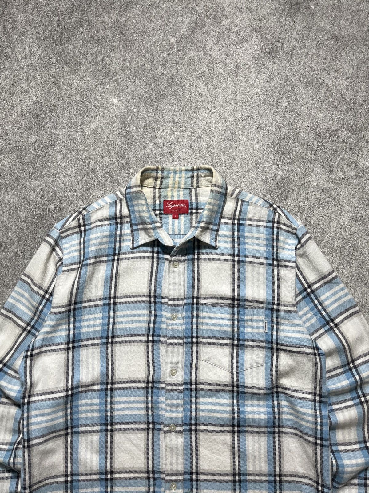 Supreme ❌SOLD❌Supreme plaid flannel shirt Size US L / EU 52-54 / 3 - 4 Thumbnail