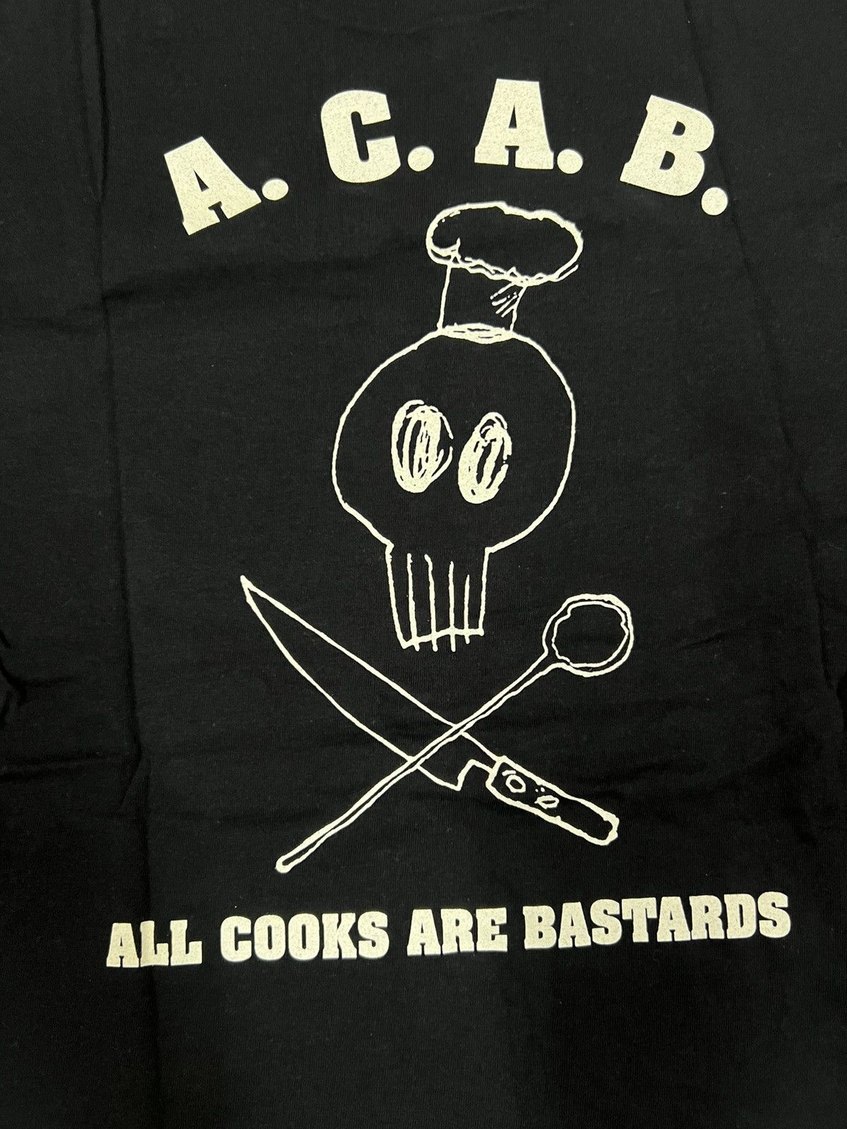 Vintage Vintage Rote Gourmet Fraktion RGF Punk Rock Catering Tee Size US M / EU 48-50 / 2 - 1 Thumbnail