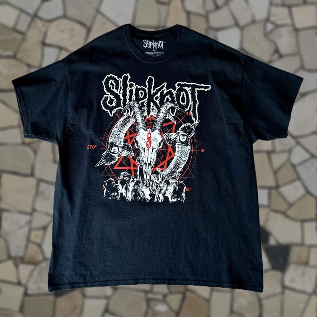 Vintage VINTAGE Slipknot 2021 Tour Tee Black T-Shirt Short Sleeve 2XL Mens Crew Neck Graphic Print Shirt Logo Slkipknot? Size US XXL / EU 58 / 5 - 1 Thumbnail
