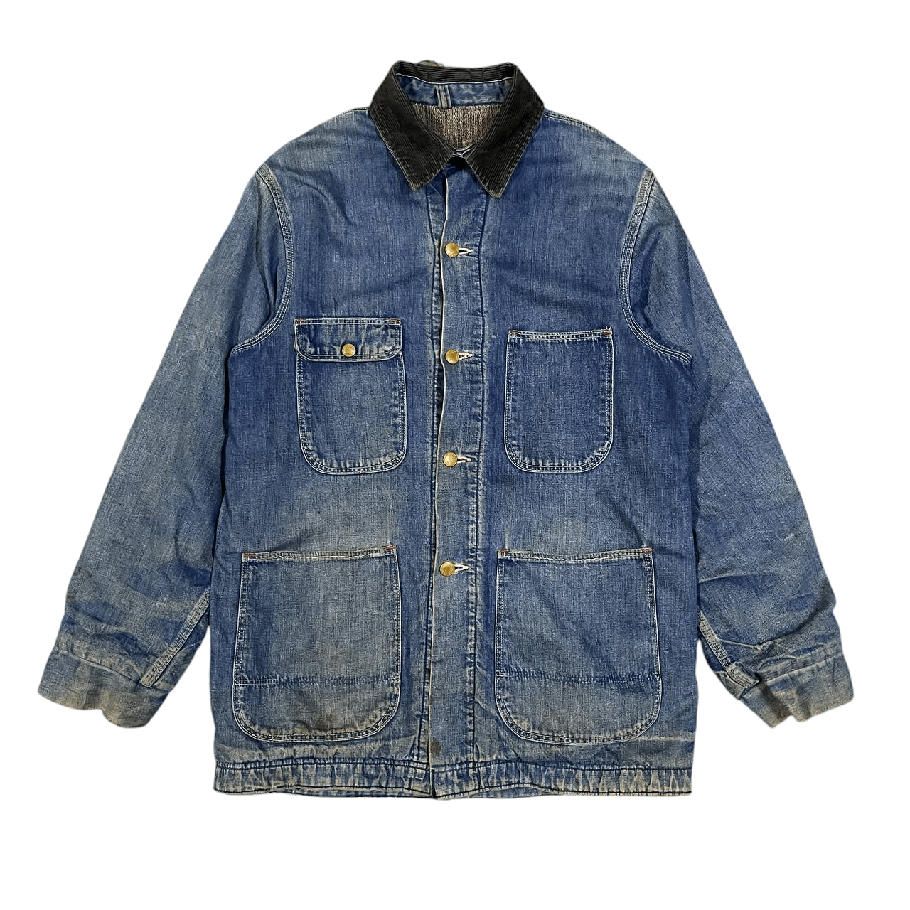 Sears Vintage 50's Sears Blanket Lined Denim Chore Jacket Size US M / EU 48-50 / 2 - 1 Thumbnail